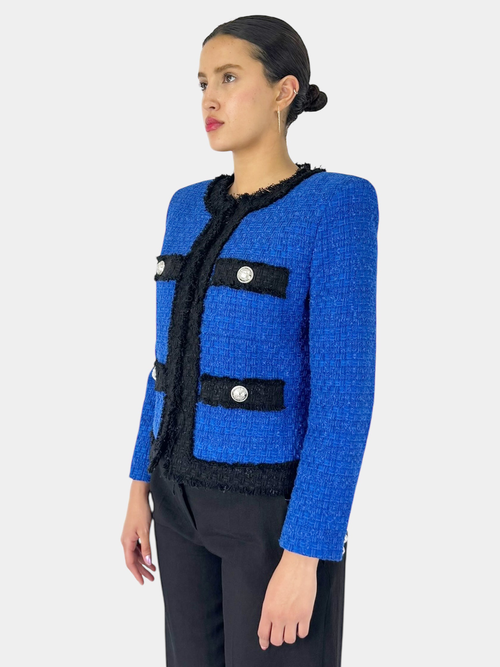 Two-Tone Tweed Jacket