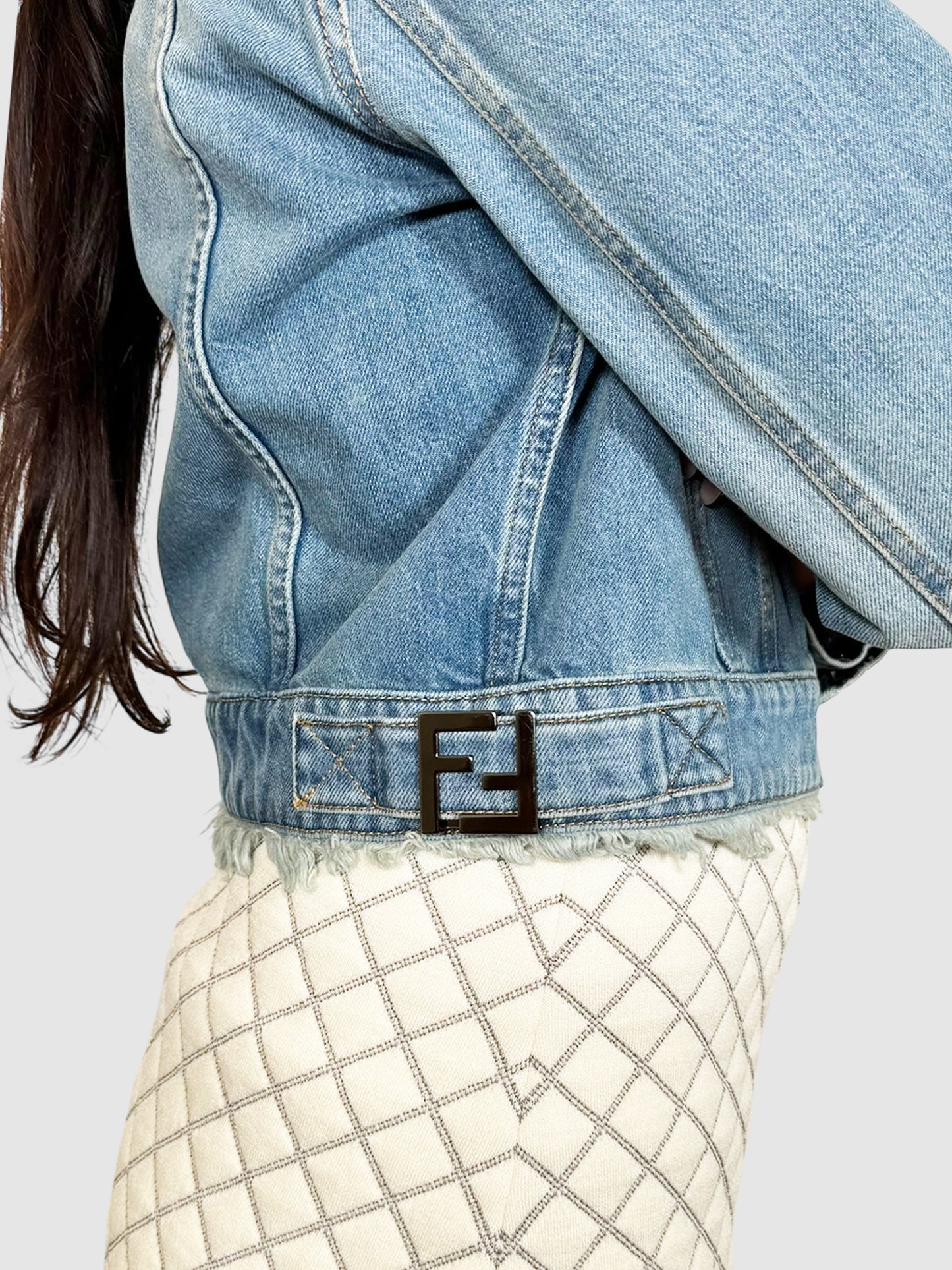 Denim Zip-Up Jacket