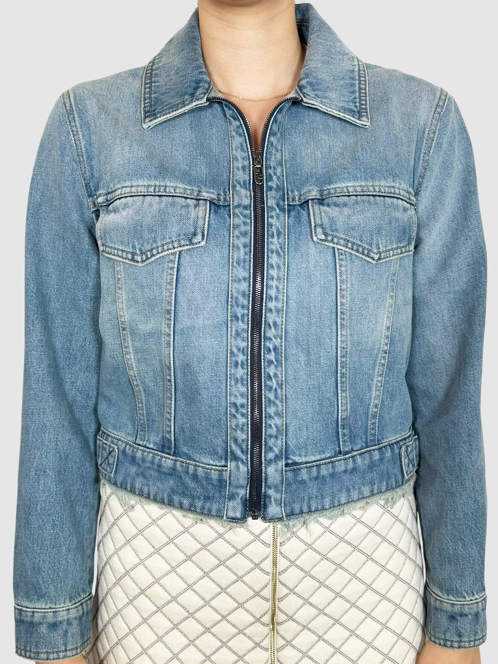 Denim Zip-Up Jacket