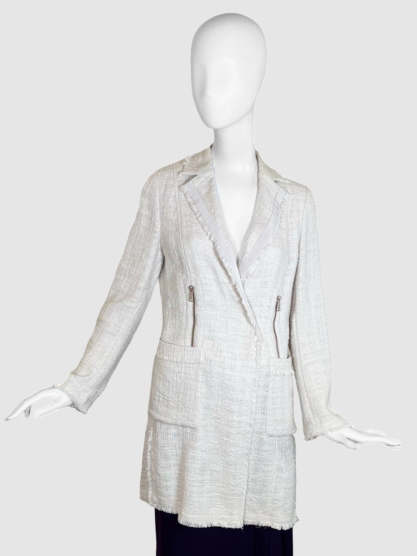 Luisa Cerano Textured Lightweight Jacket - Size 6