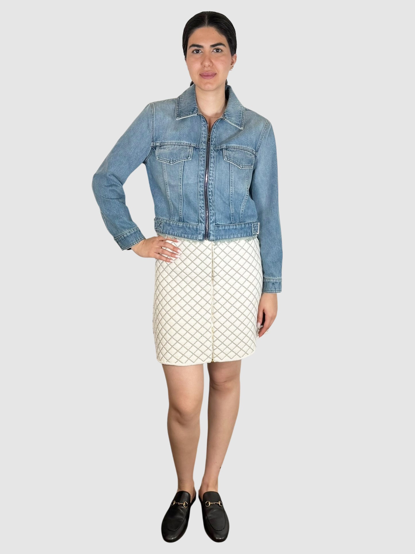 Denim Zip-Up Jacket