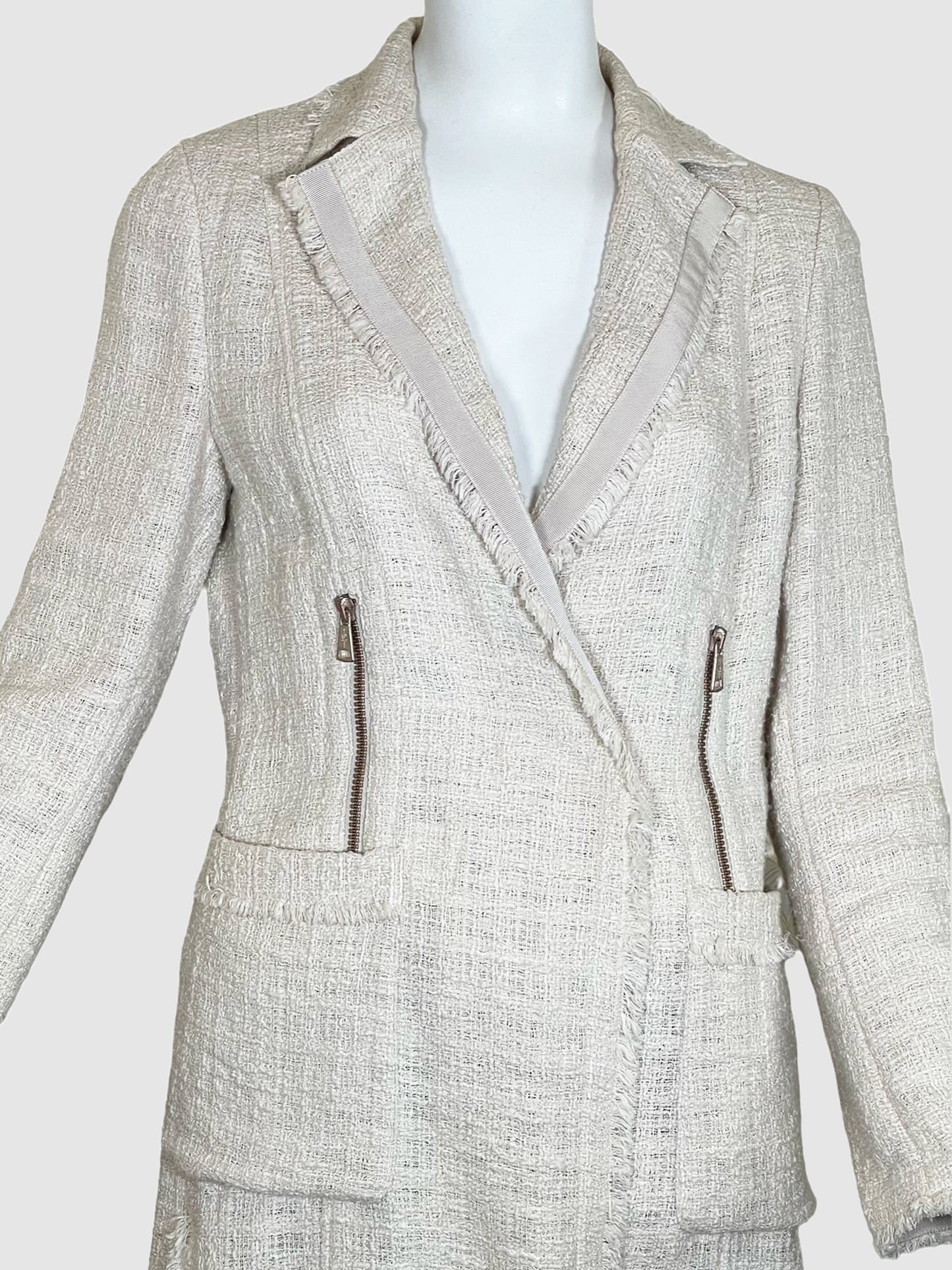 Luisa Cerano Textured Lightweight Jacket - Size 6