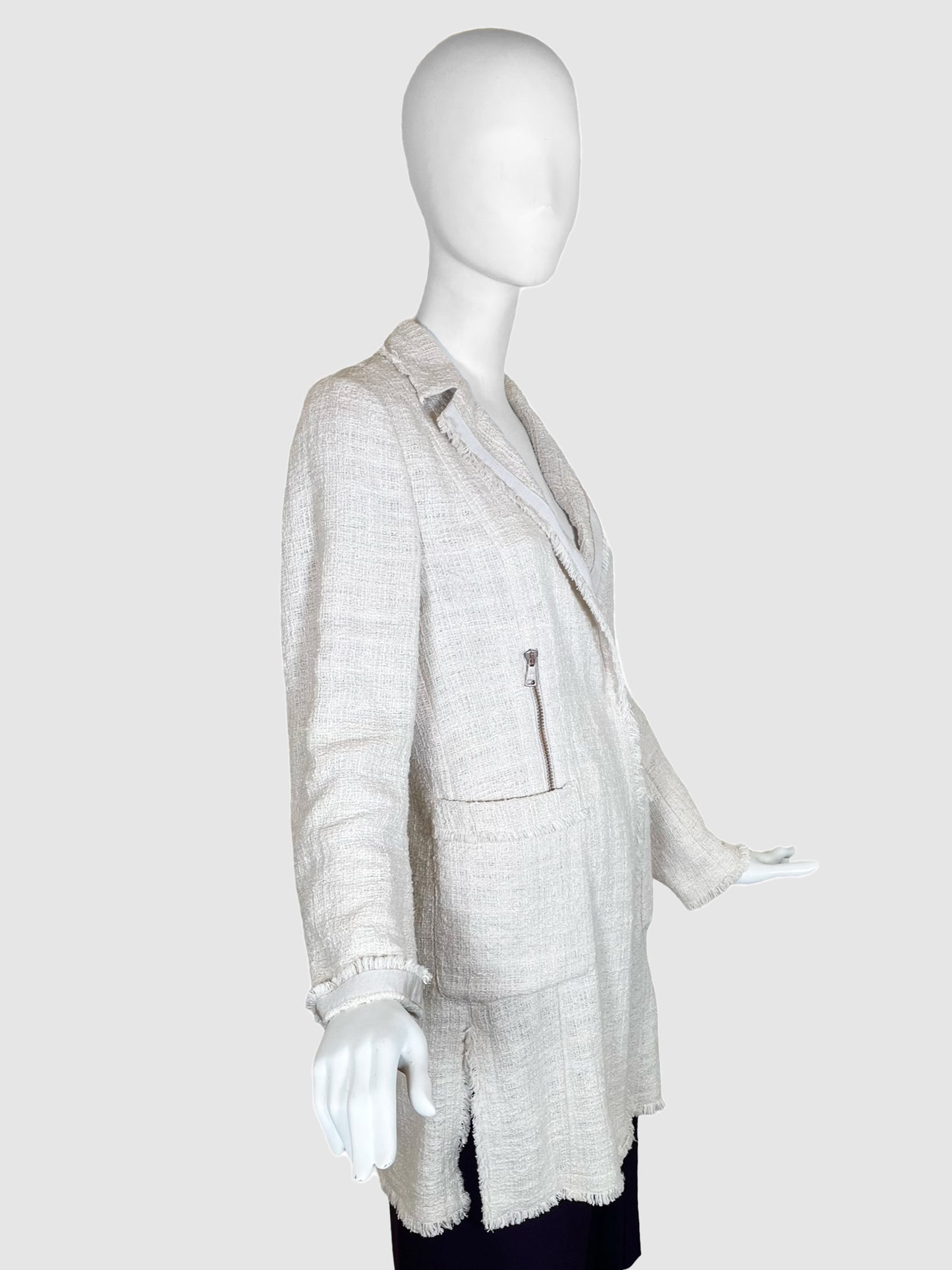 Luisa Cerano Textured Lightweight Jacket - Size 6