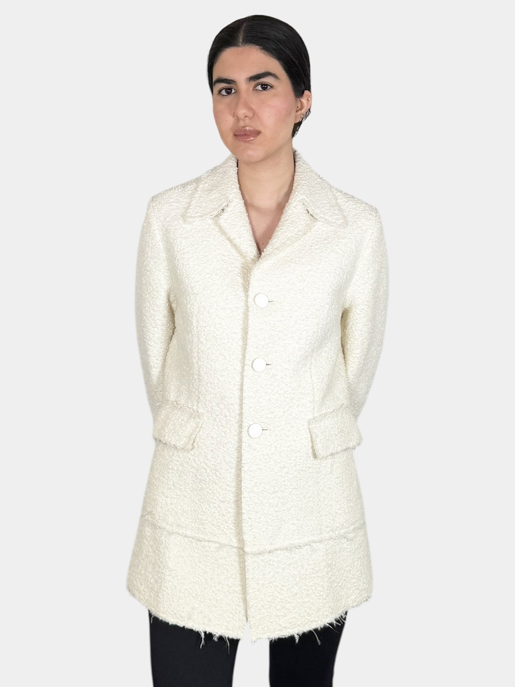 2019 Tweed Ecru Coat