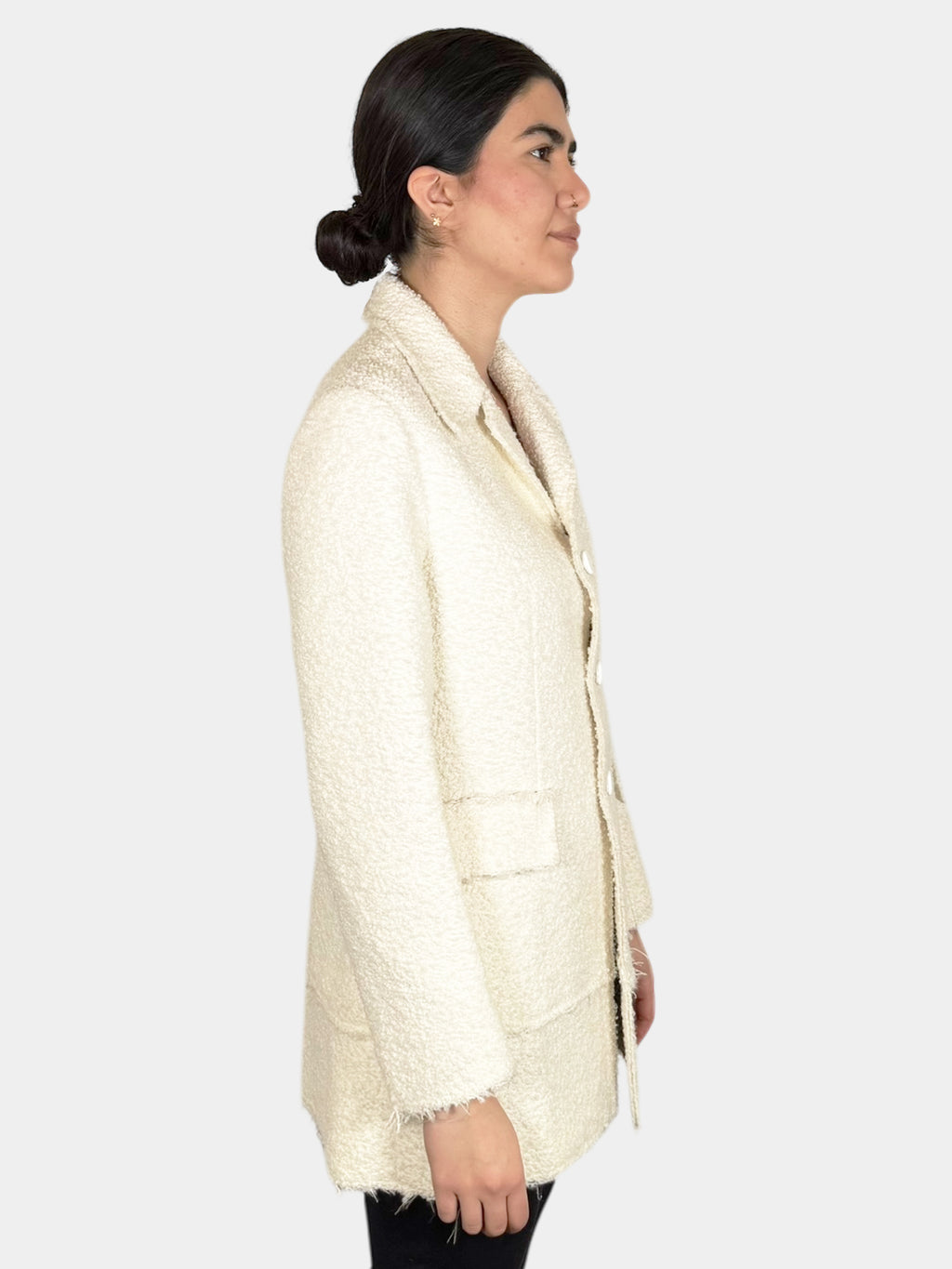 2019 Tweed Ecru Coat