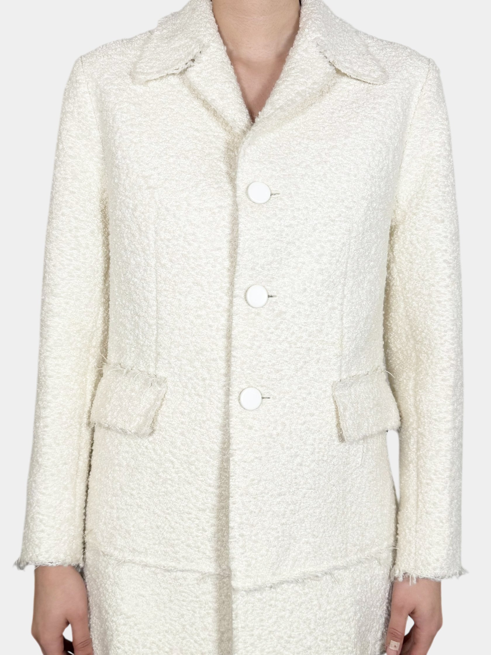 2019 Tweed Ecru Coat