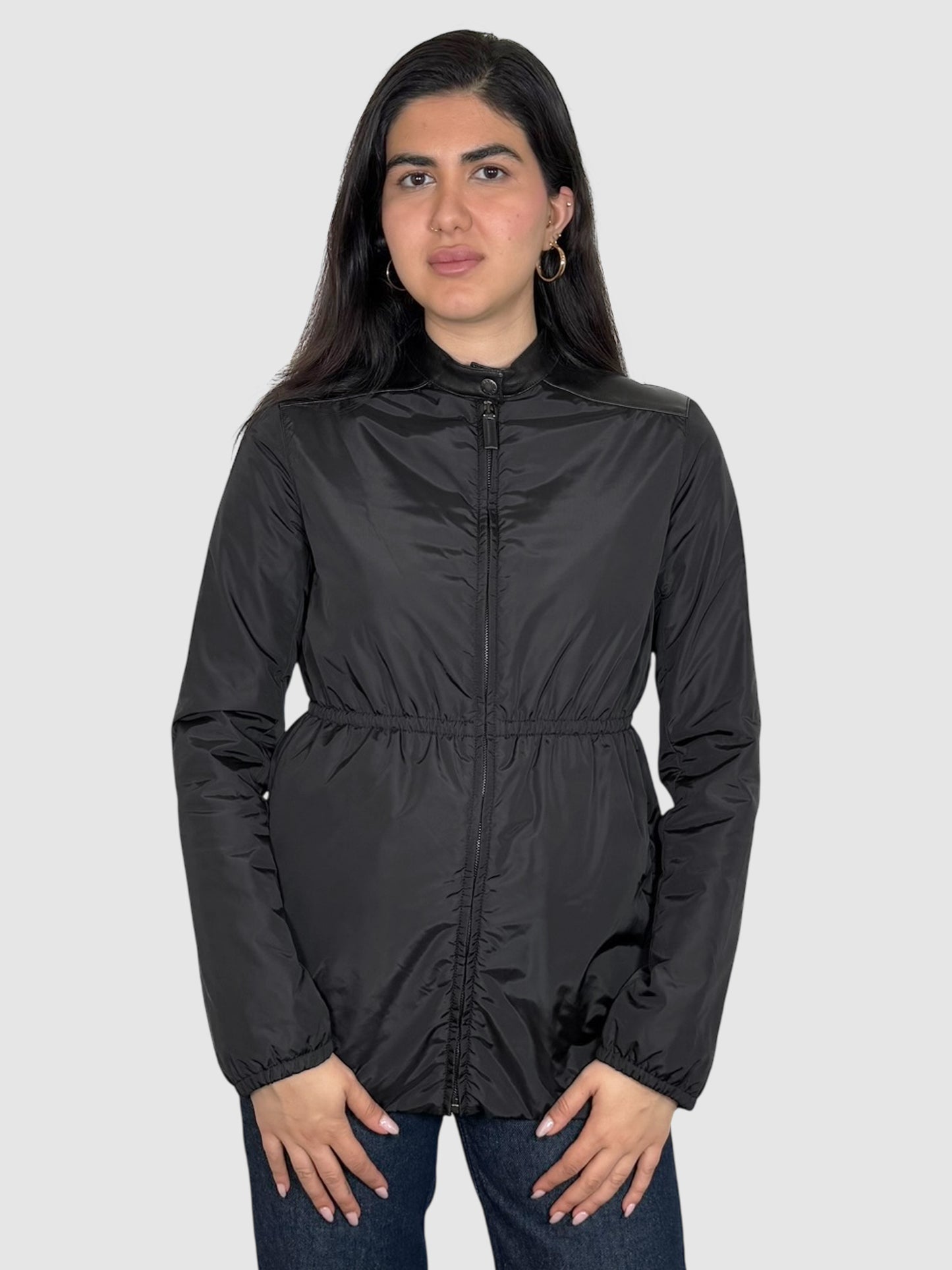Nylon Zip-Up Jacket