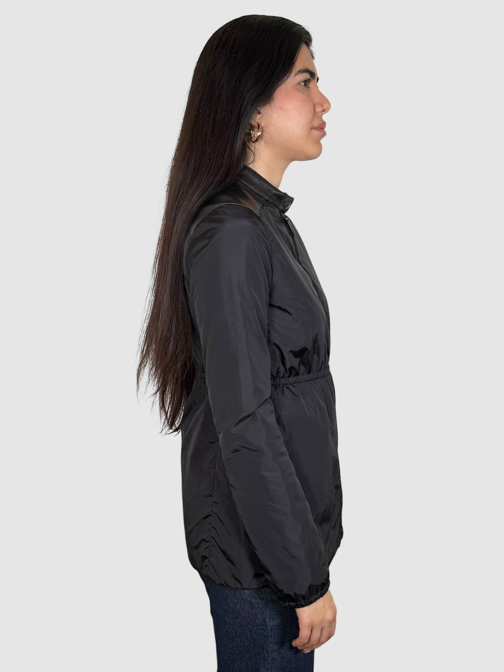Nylon Zip-Up Jacket
