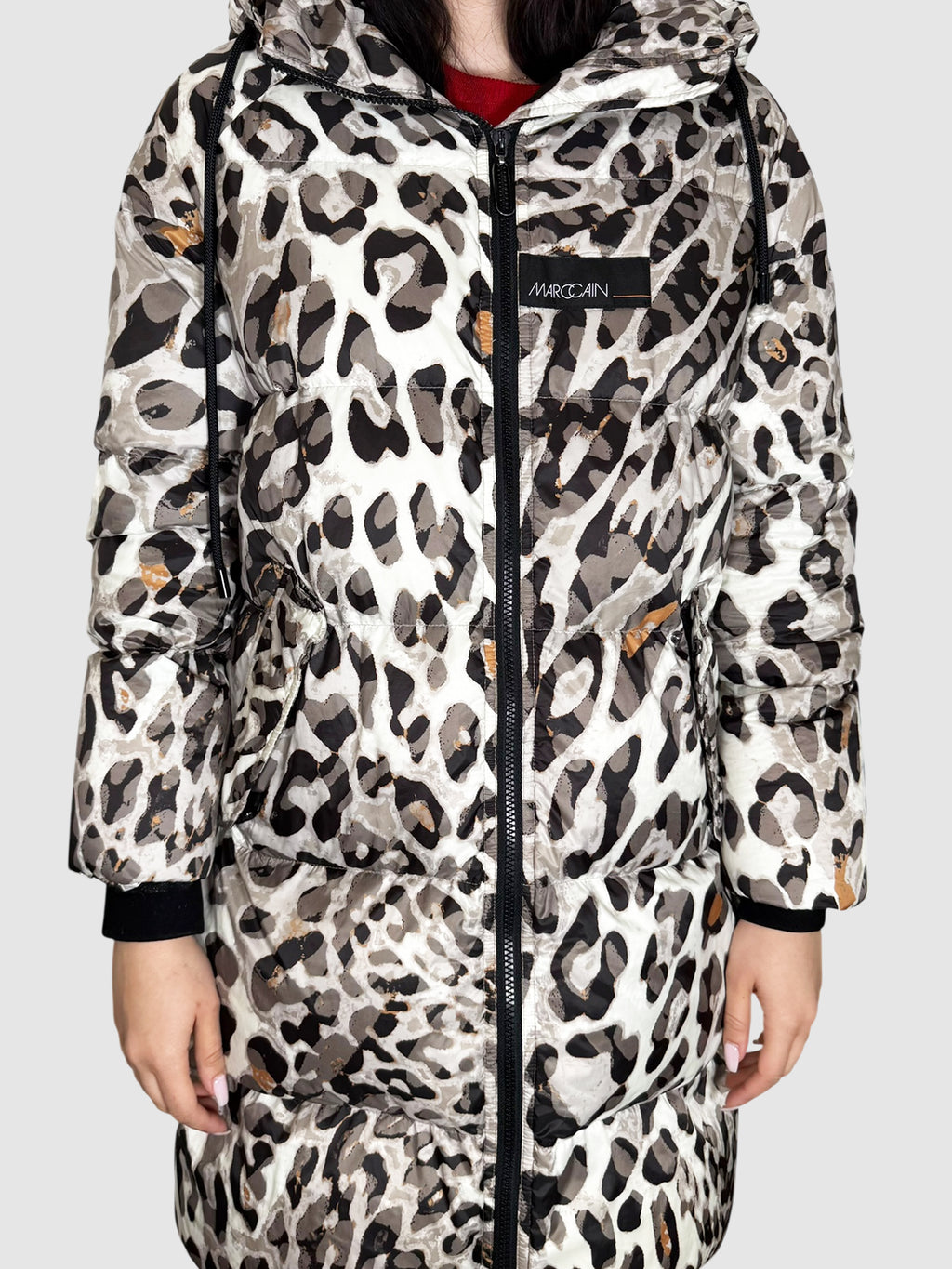 Leopard Print Puffer Coat