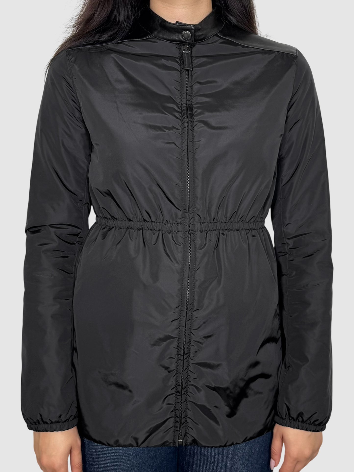 Nylon Zip-Up Jacket
