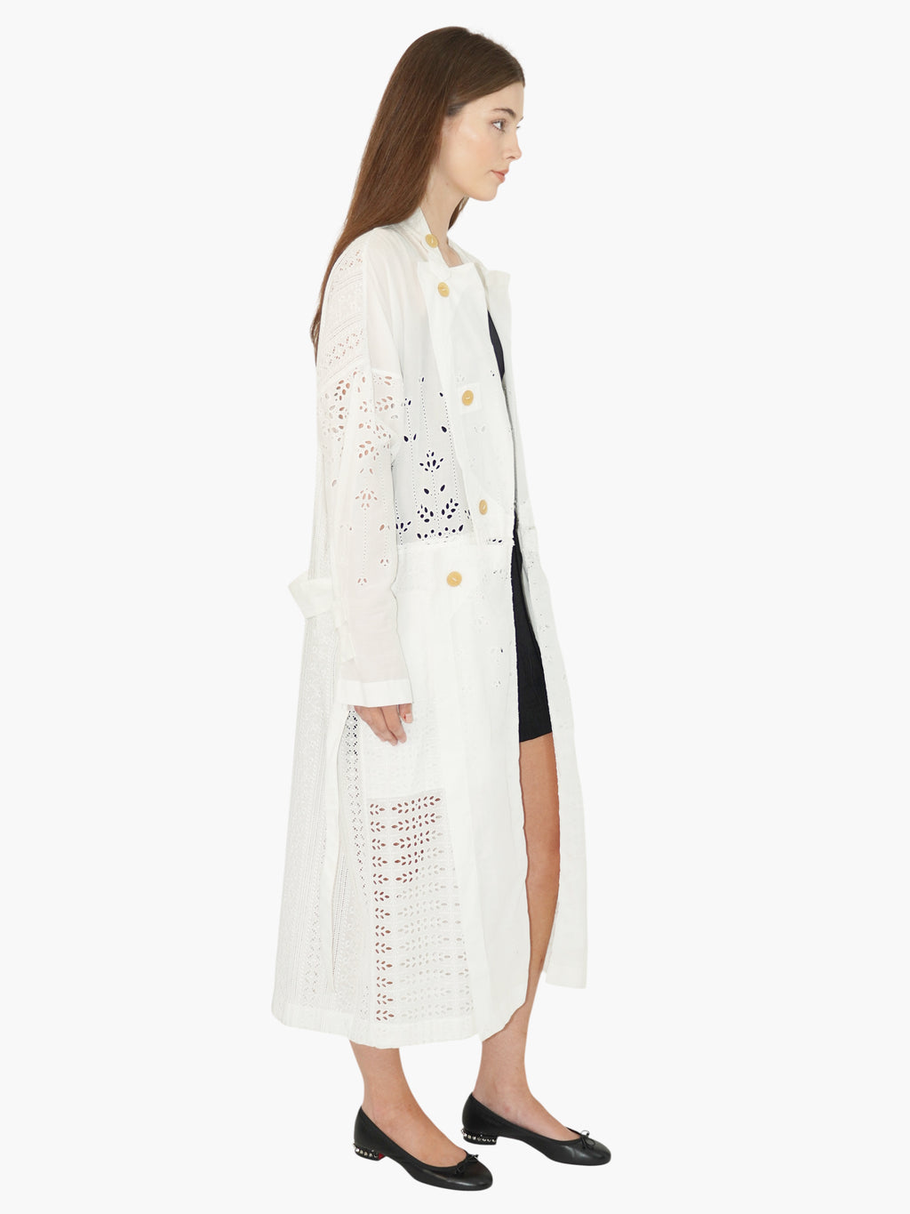 Broderie Eyelet Trench