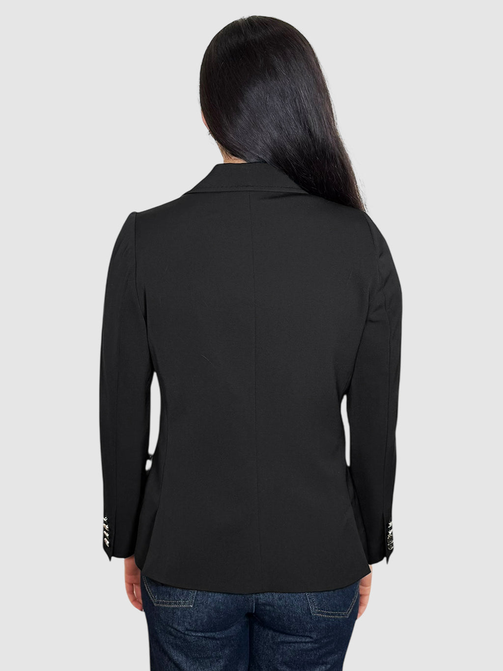 Single-Breasted Wool Blazer