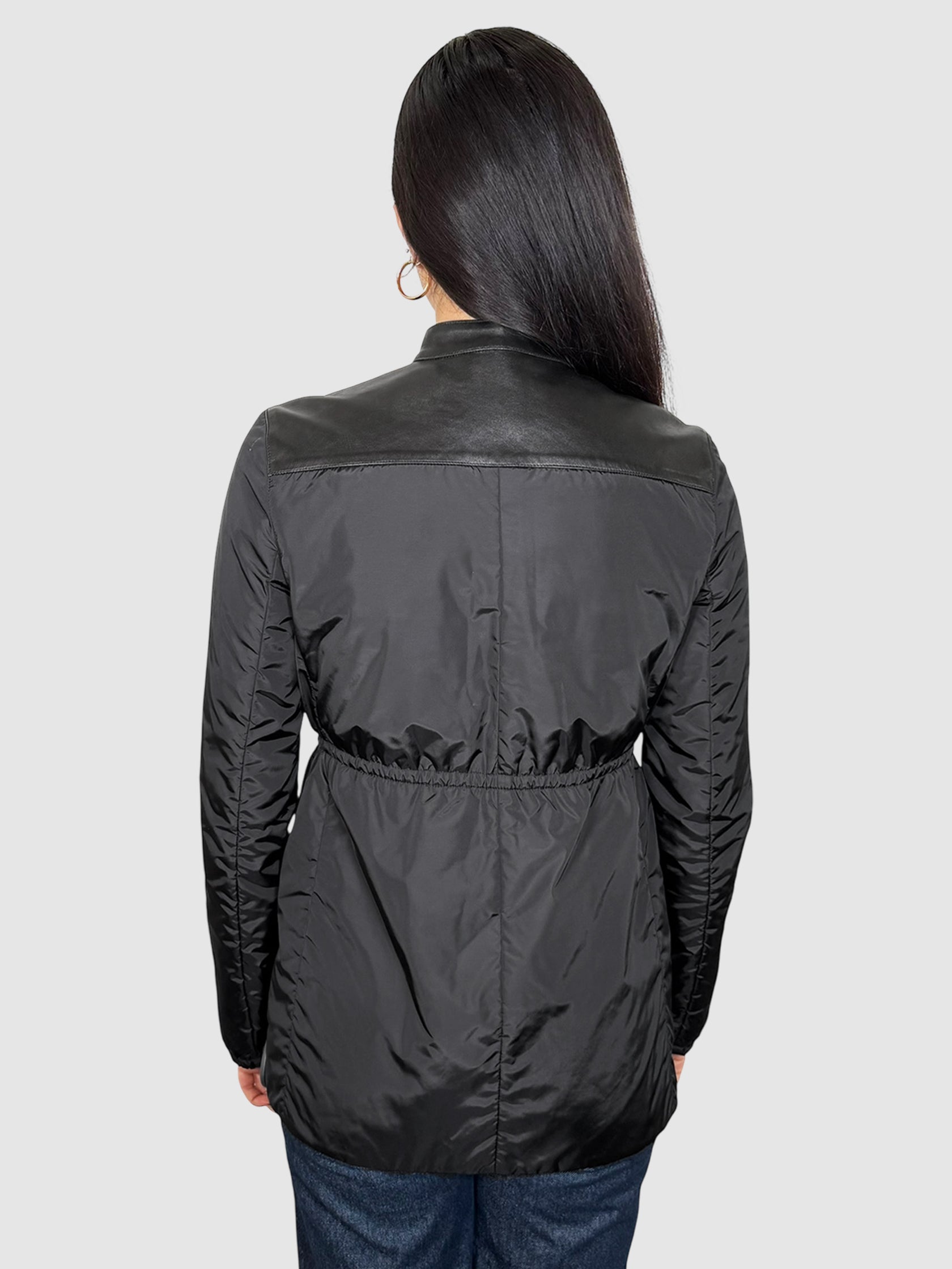Nylon Zip-Up Jacket