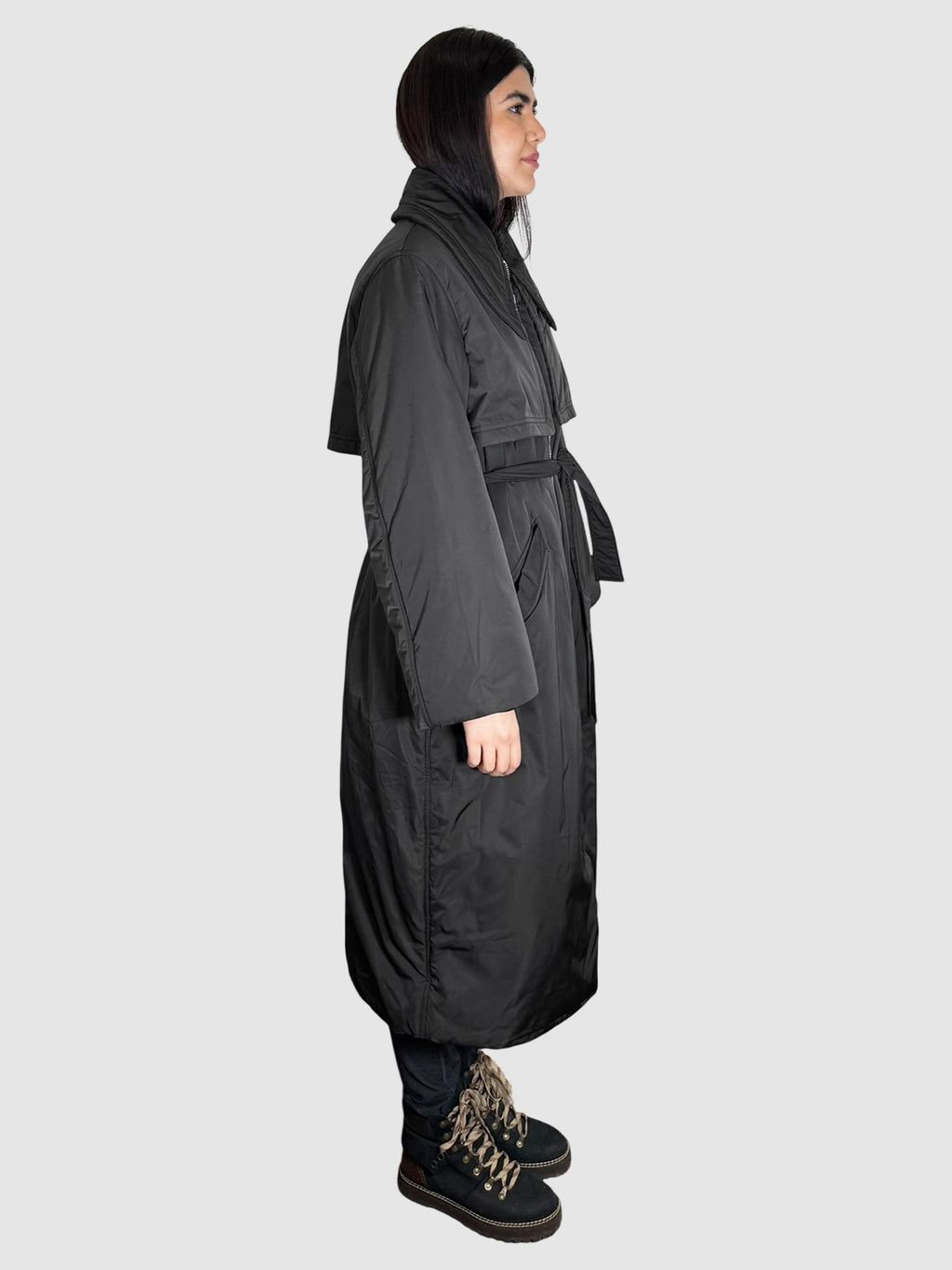 Belted Puffer Coat