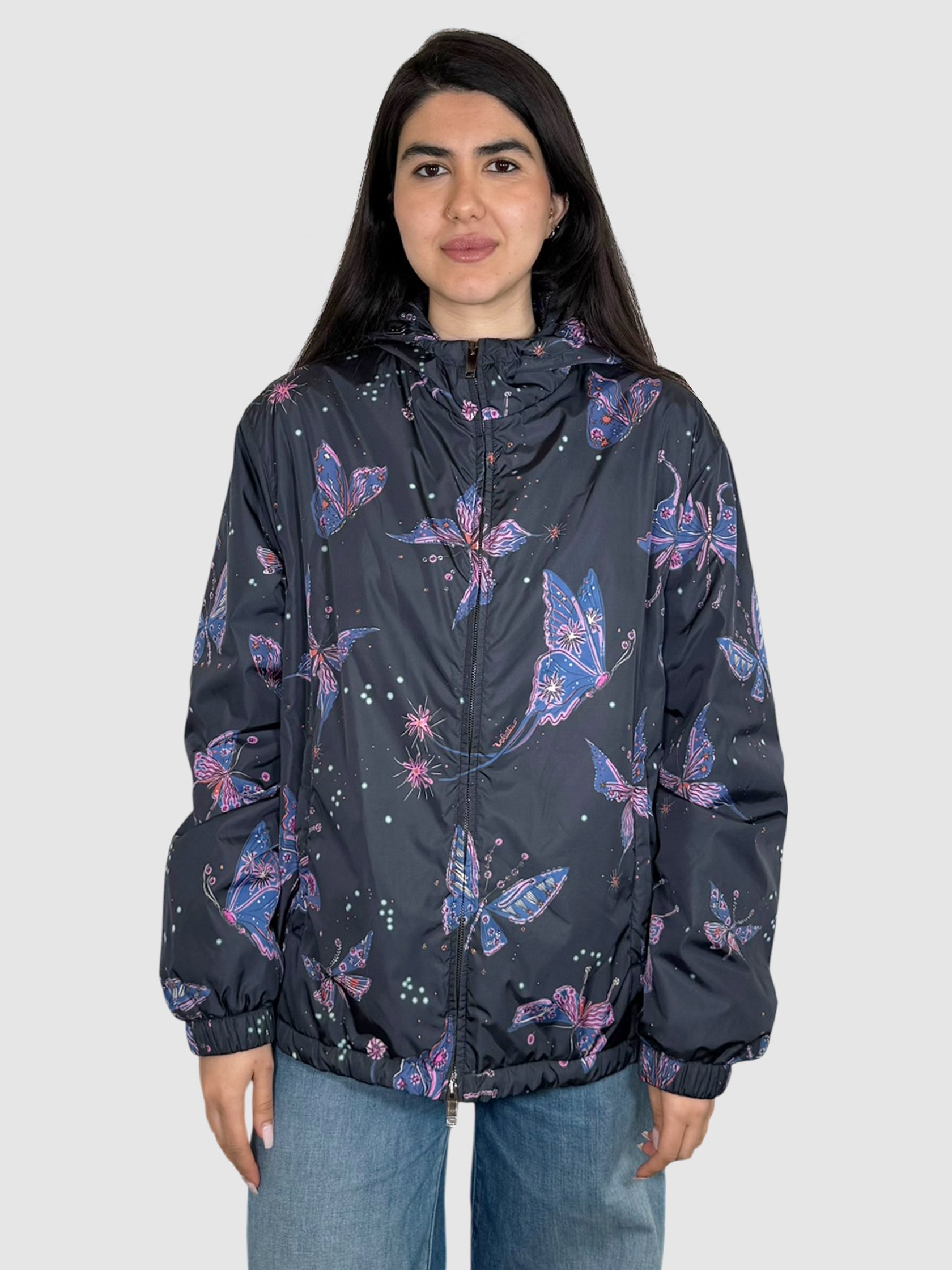 Utopia Butterfly Nylon Windbreaker