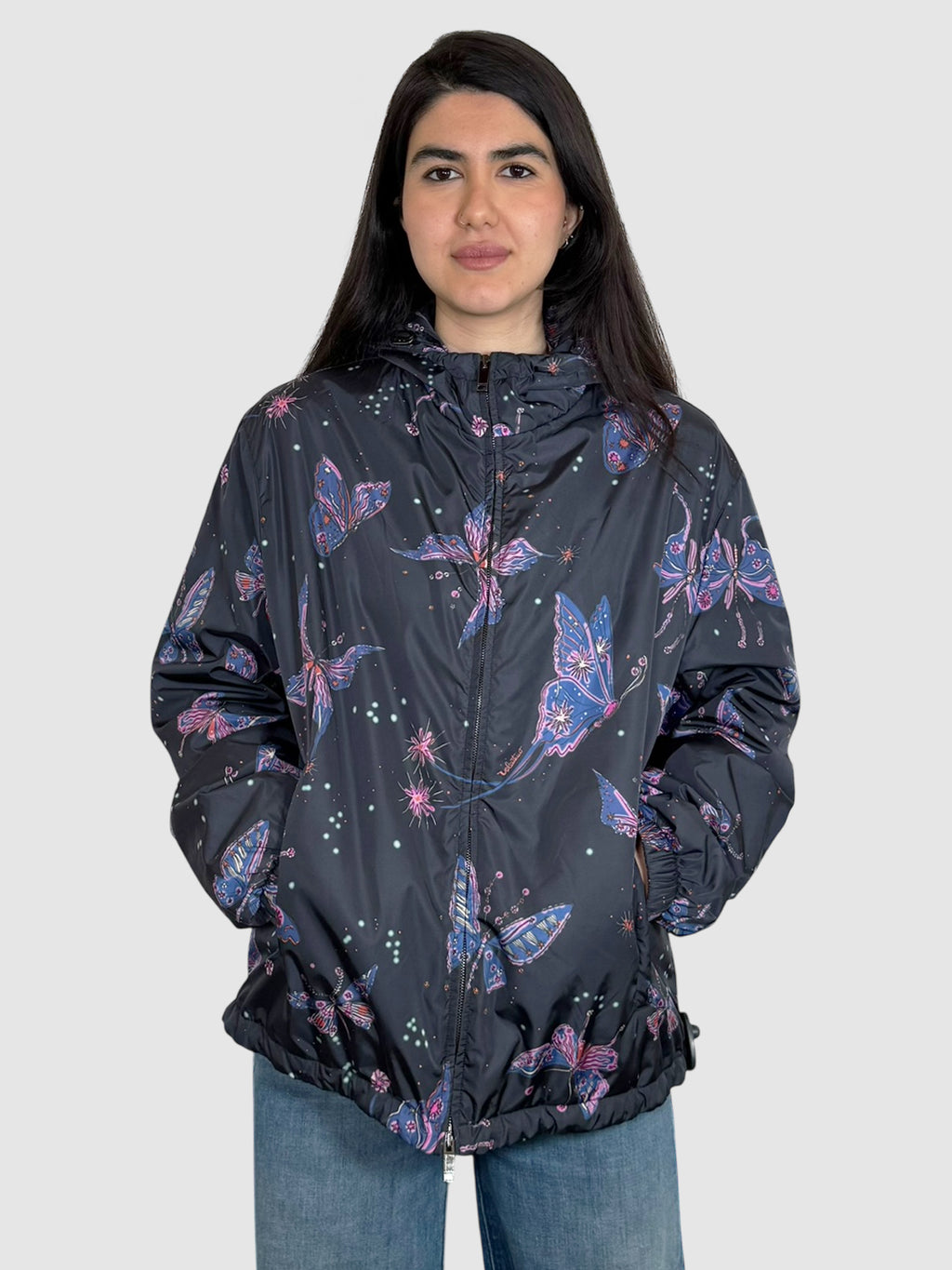 Utopia Butterfly Nylon Windbreaker
