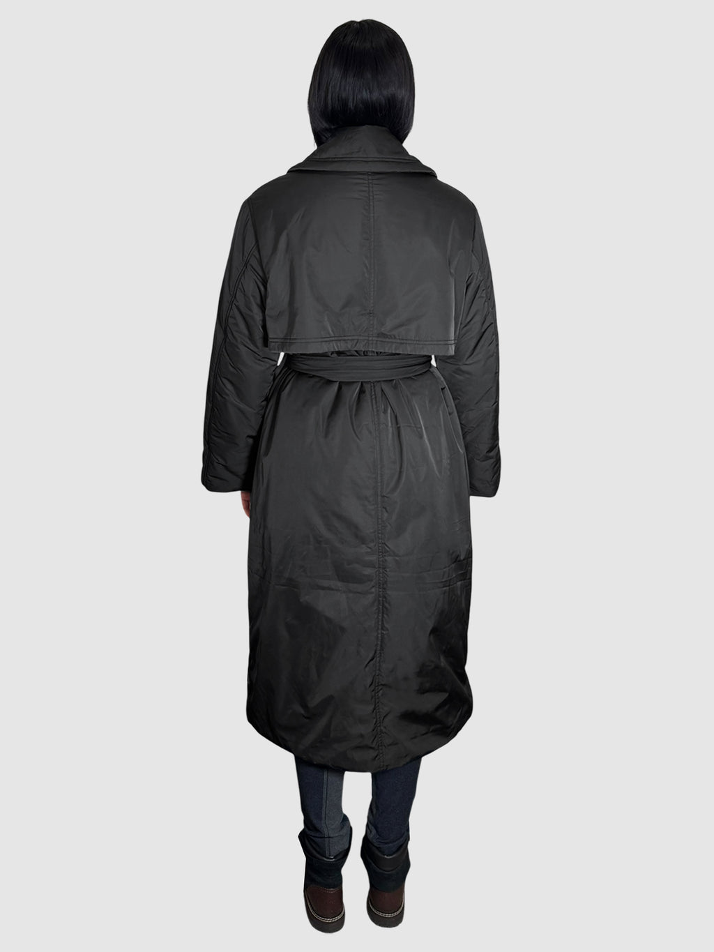 Belted Puffer Coat