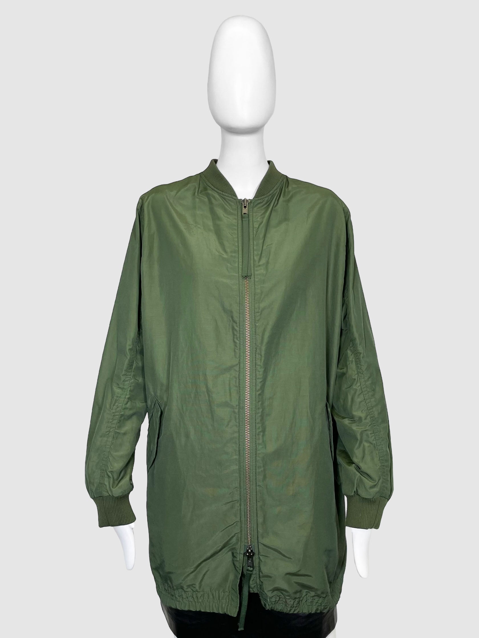 Long Bomber Jacket - Size M/L