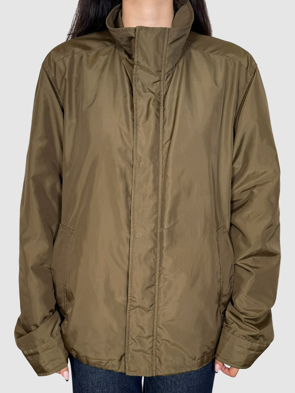 Nylon Zip-Up Jacket