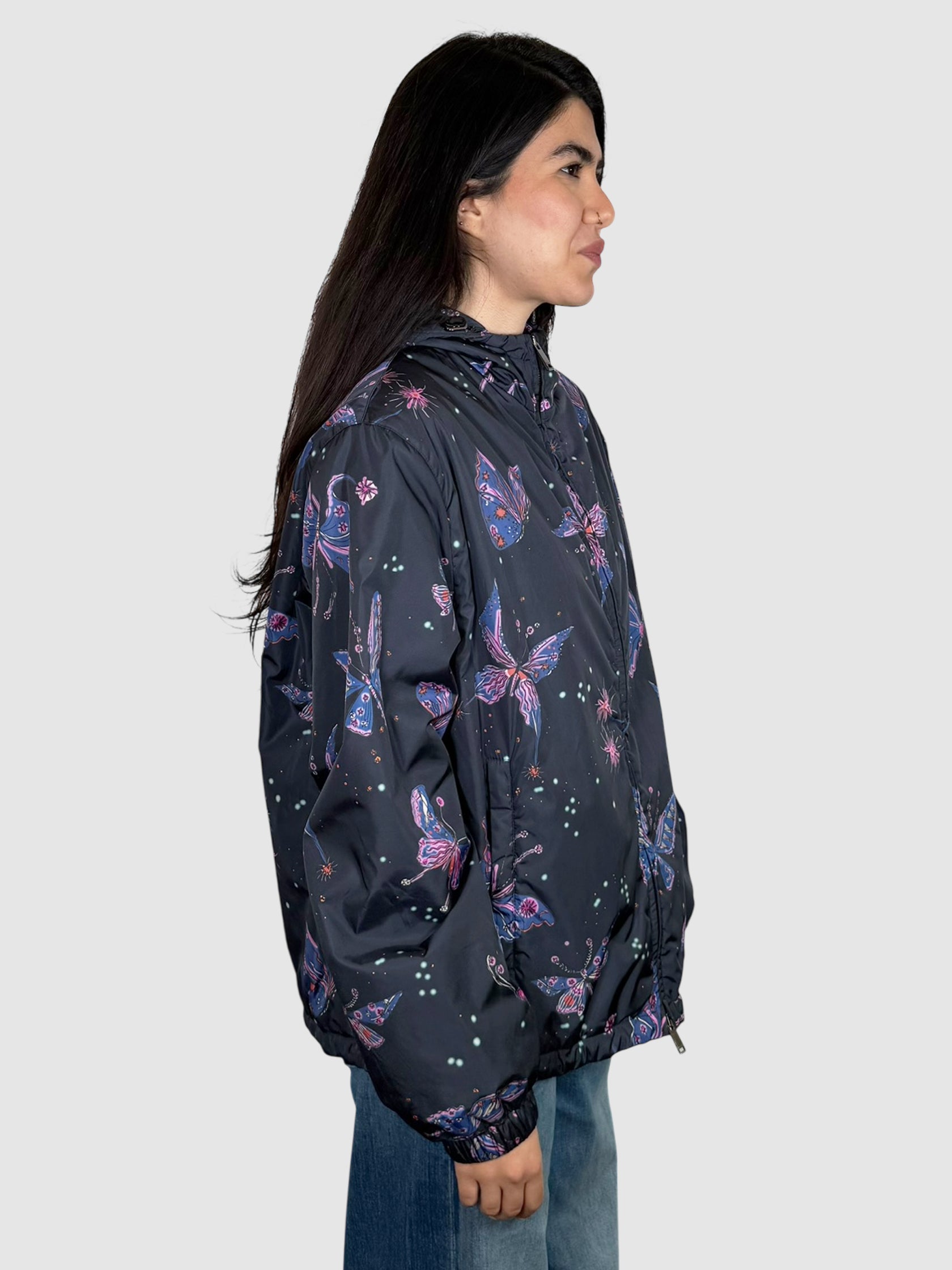 Utopia Butterfly Nylon Windbreaker