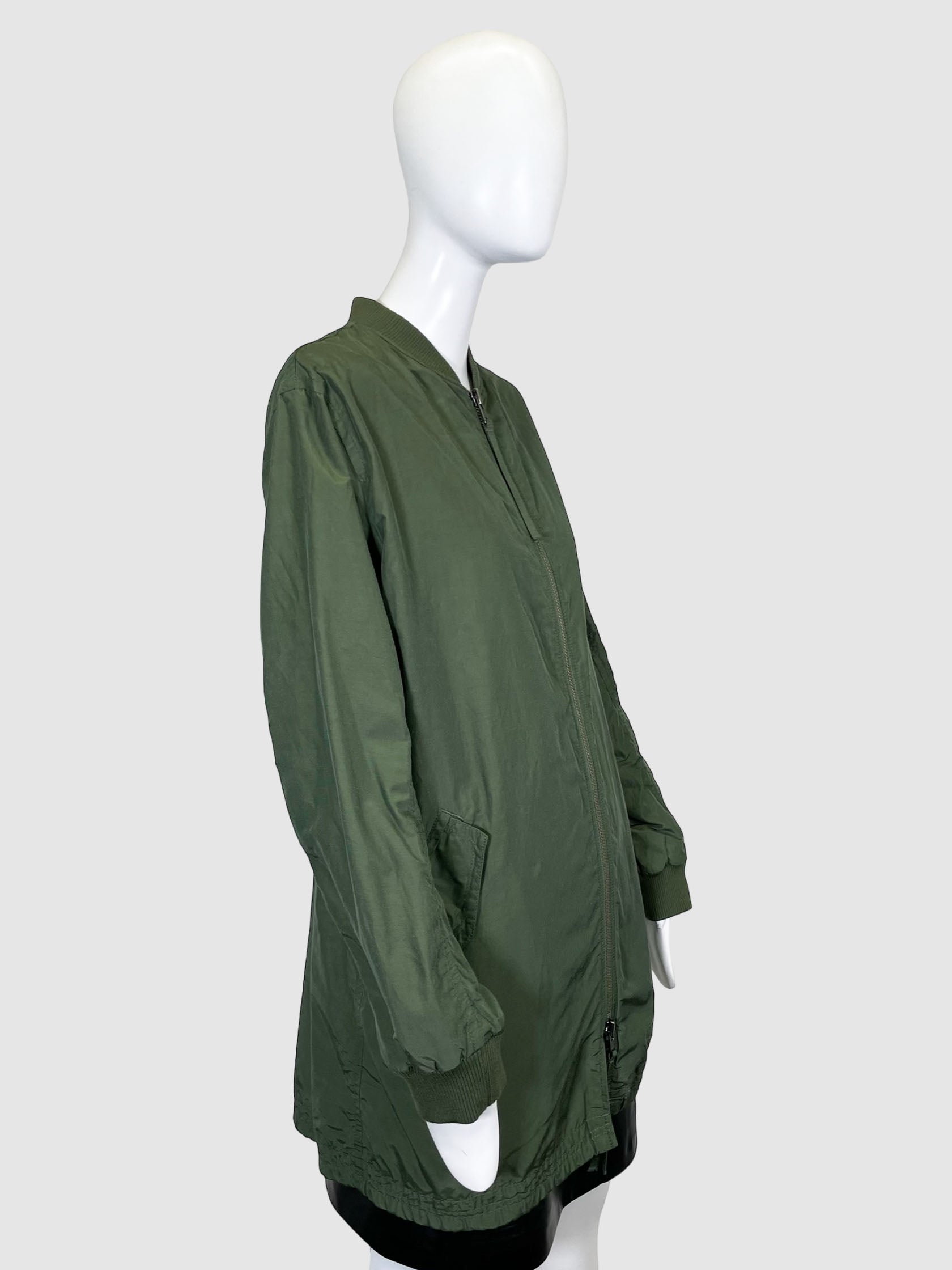 Long Bomber Jacket - Size M/L
