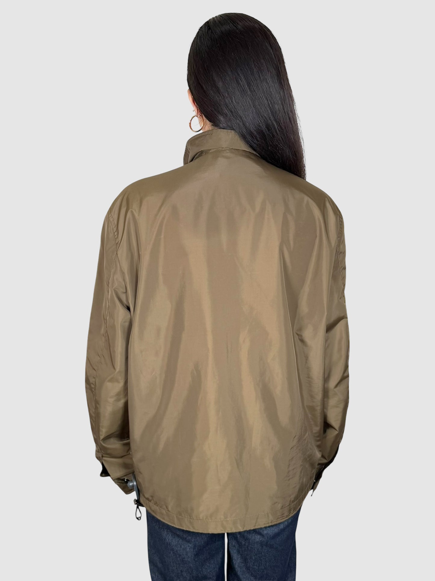 Nylon Zip-Up Jacket