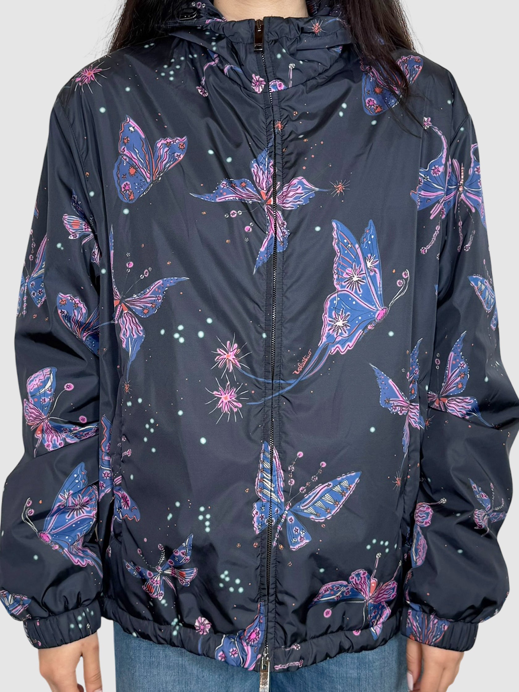 Utopia Butterfly Nylon Windbreaker