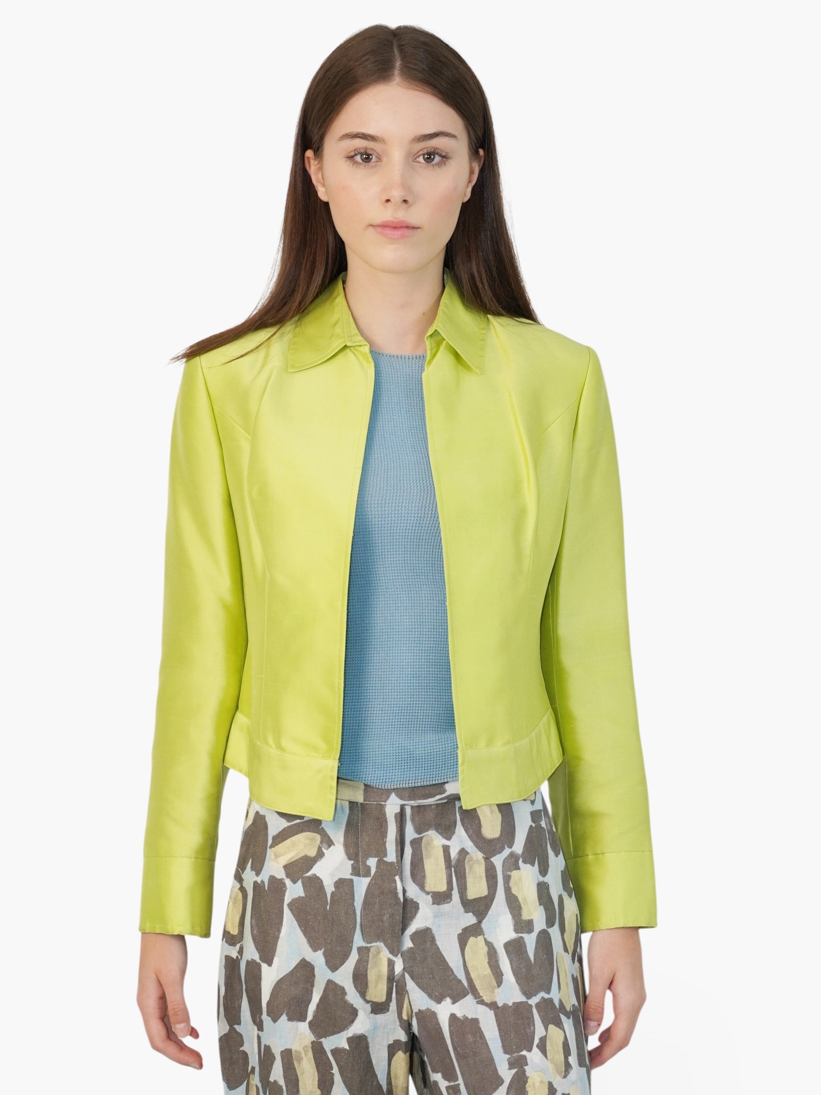 Silk Open Jacket