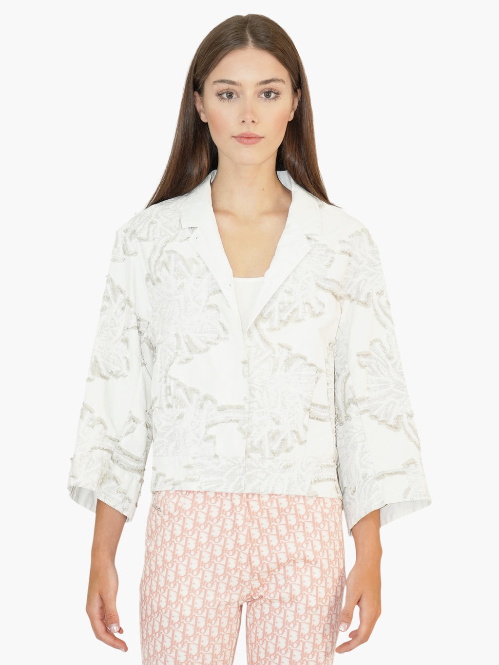 Abstract Appliqué Jacket