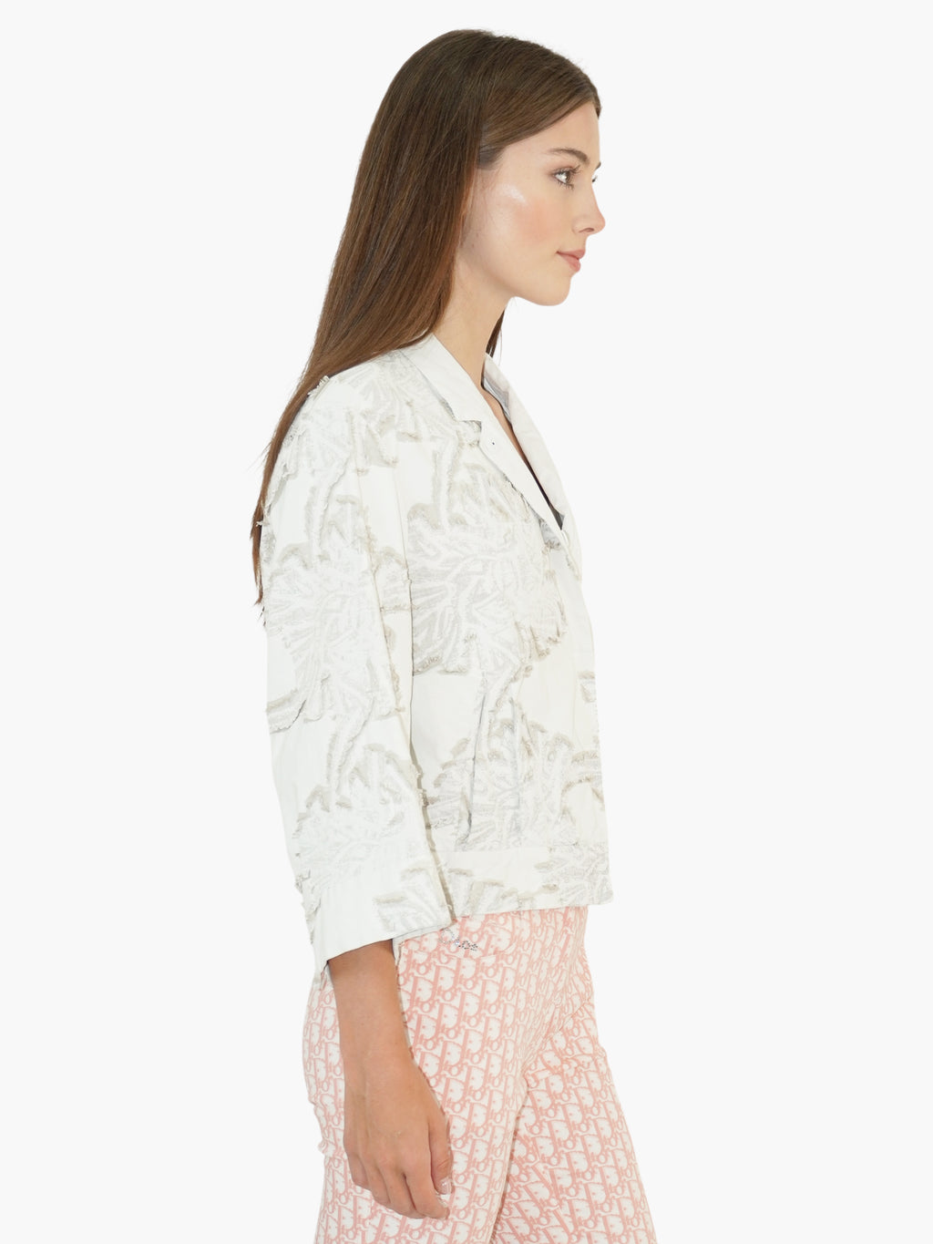 Abstract Appliqué Jacket