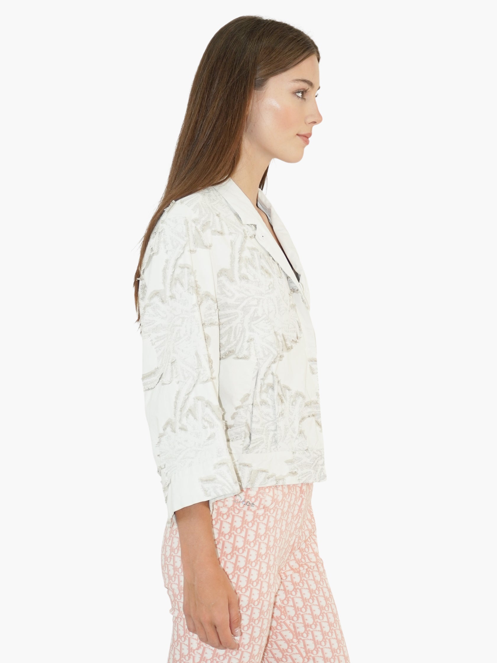 Abstract Appliqué Jacket