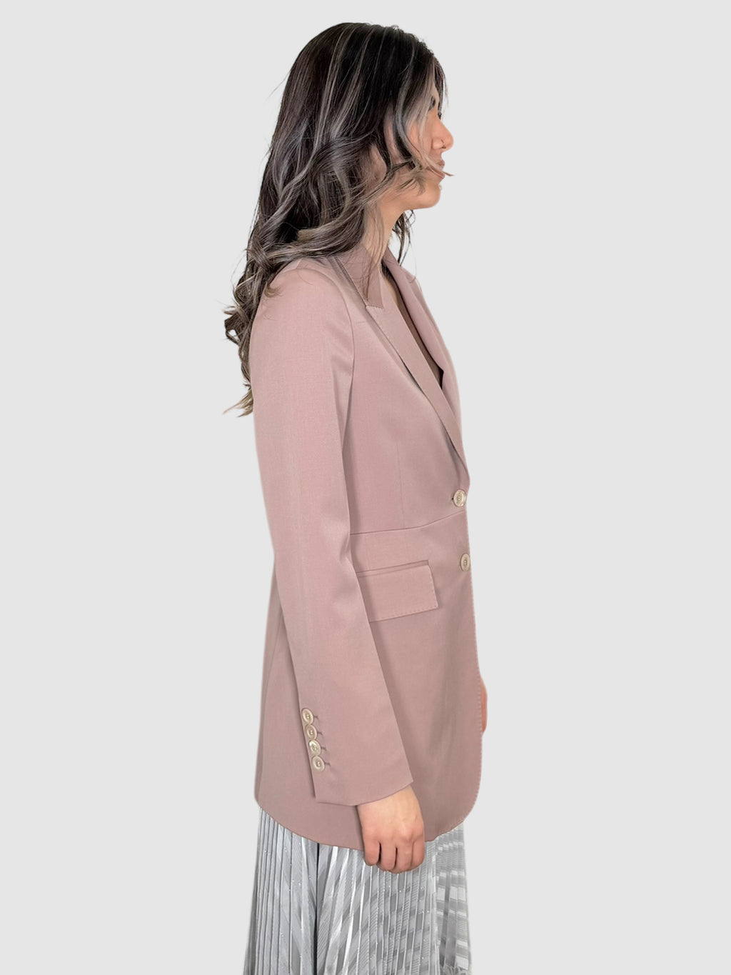 Single-Breasted Wool Blazer