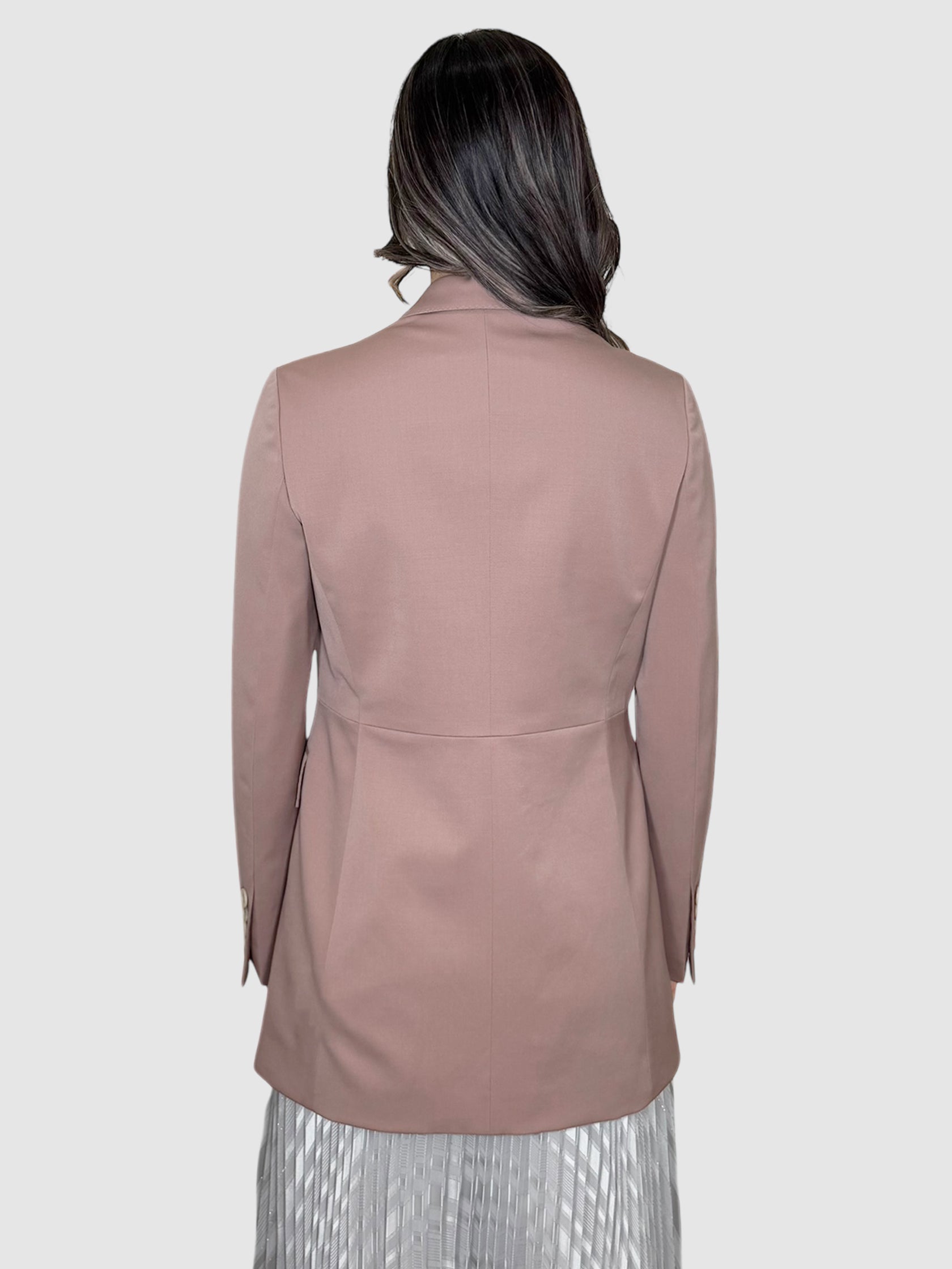 Single-Breasted Wool Blazer