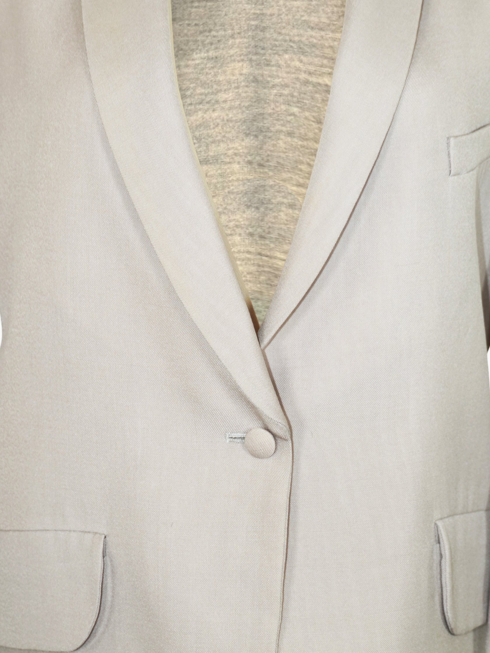 Mohair Single-Button Blazer