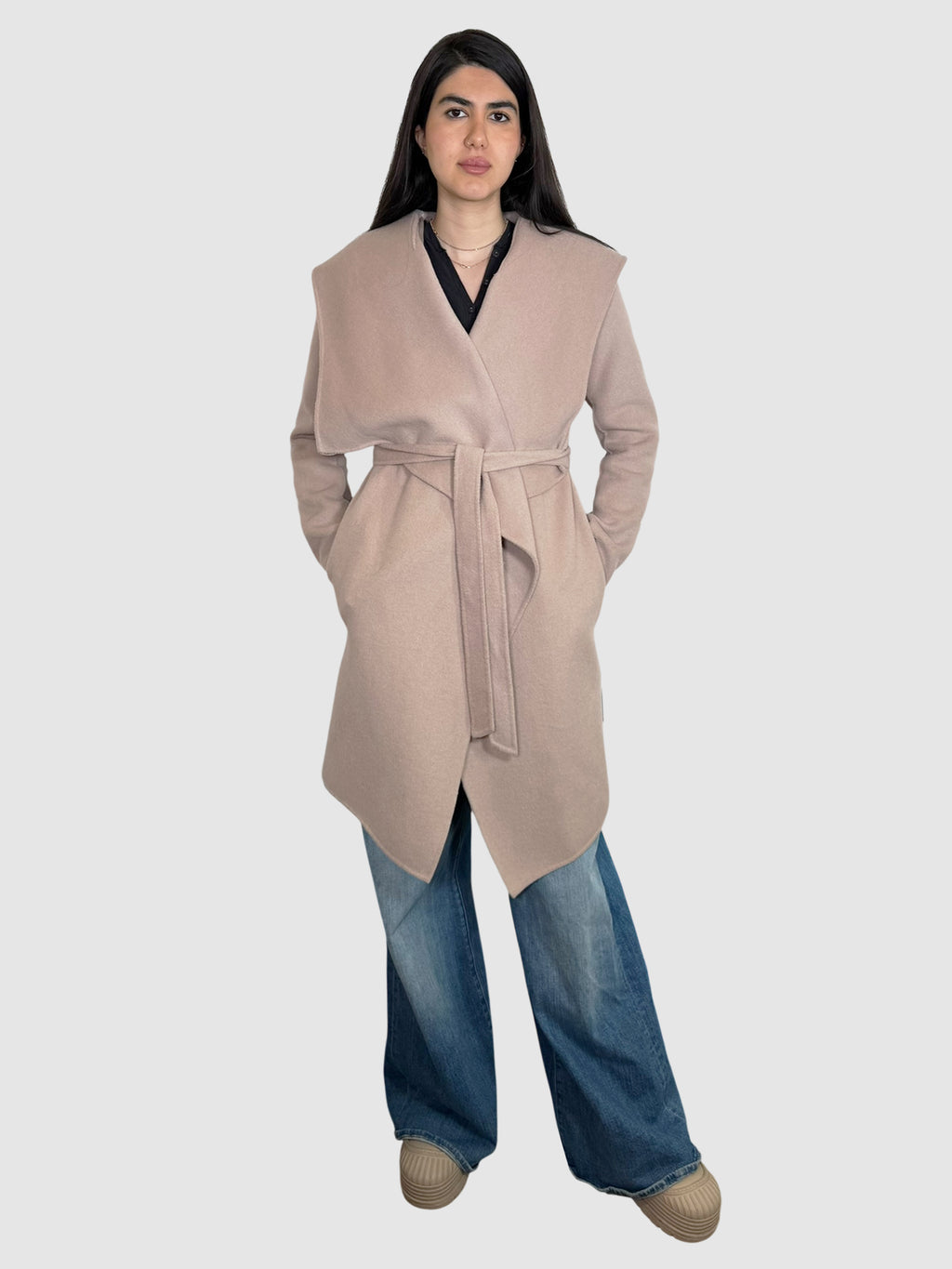 Wool Wrap Coat