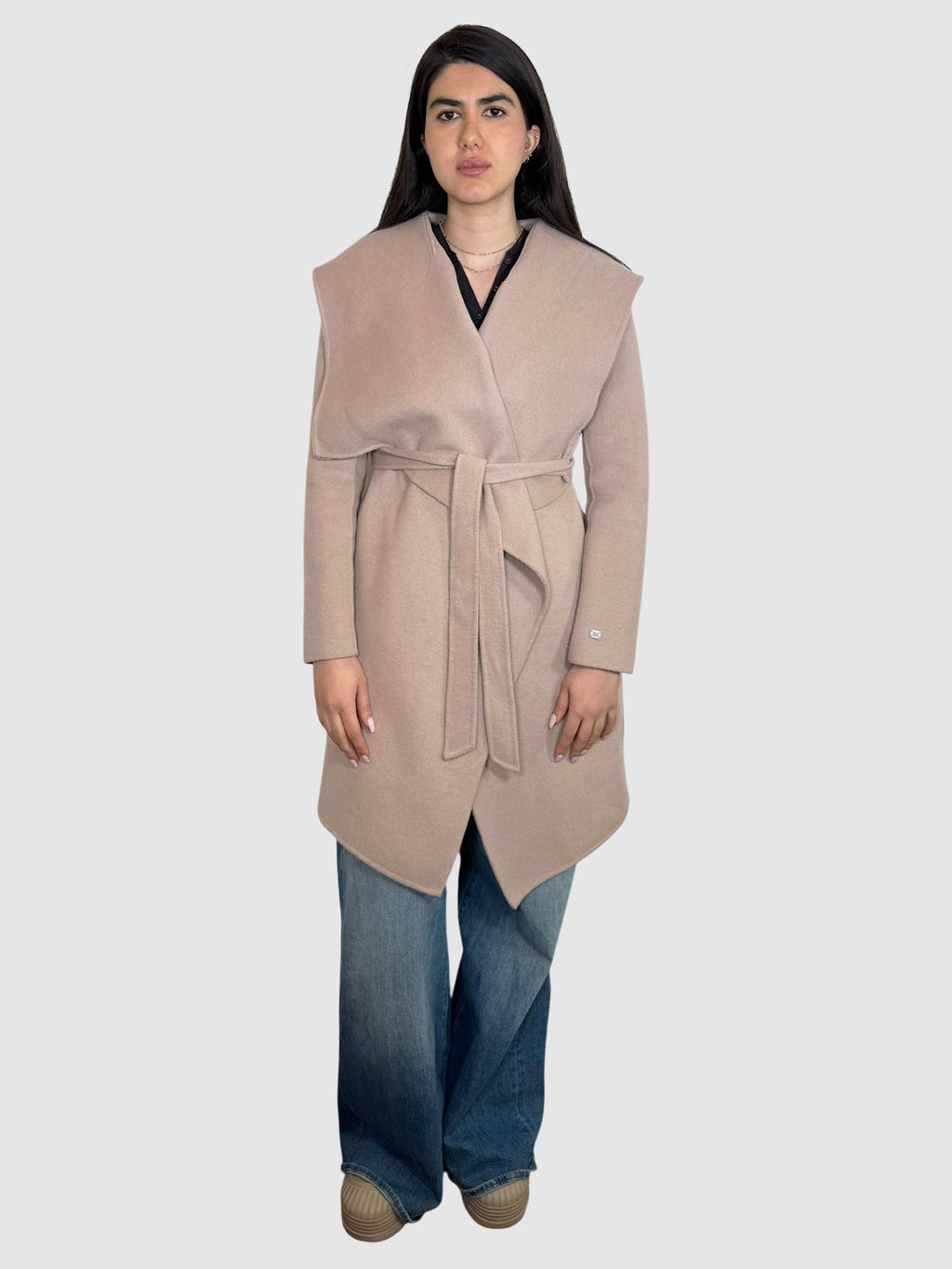 Wool Wrap Coat