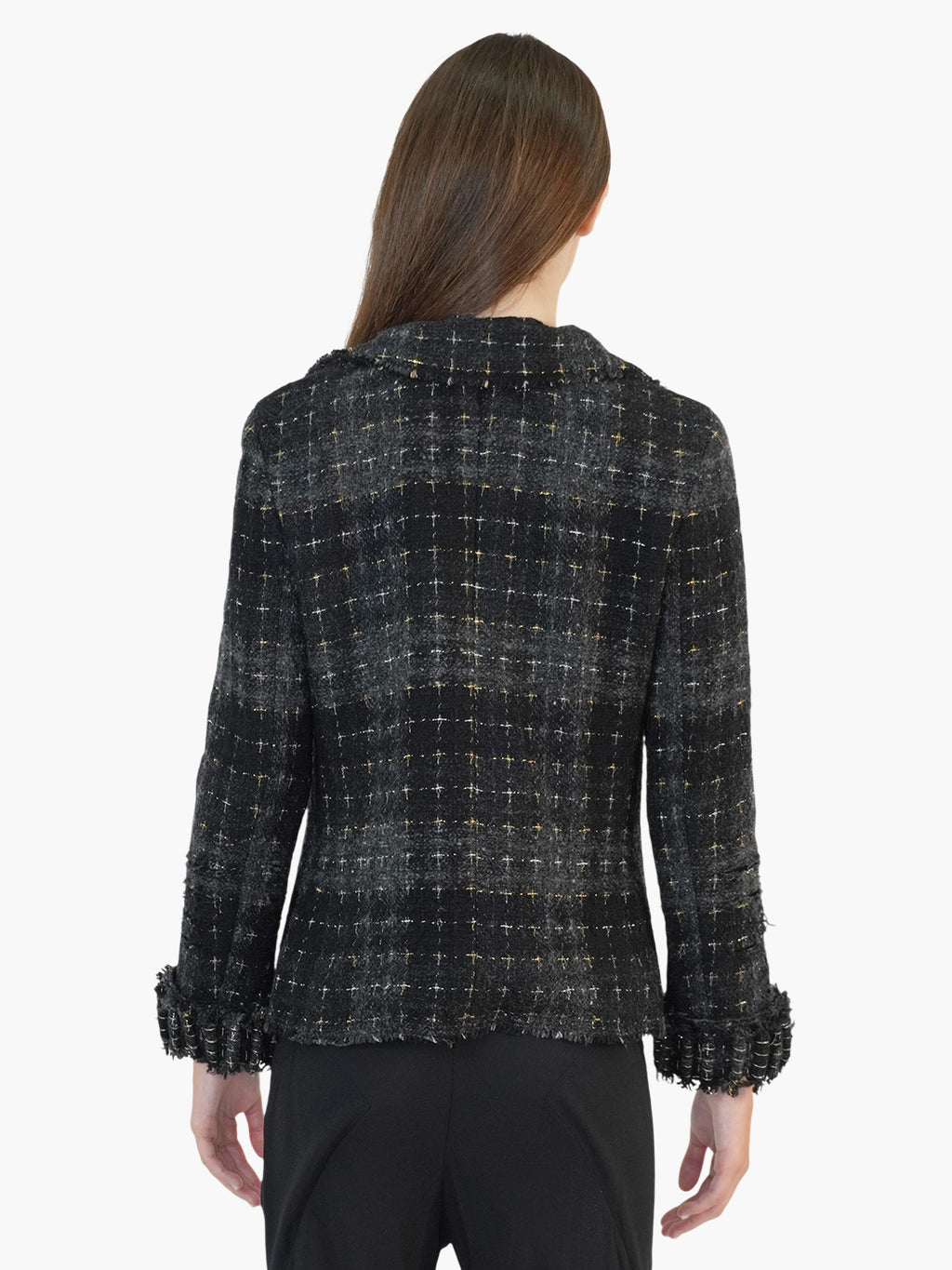 2008 Tweed Fringe Blazer