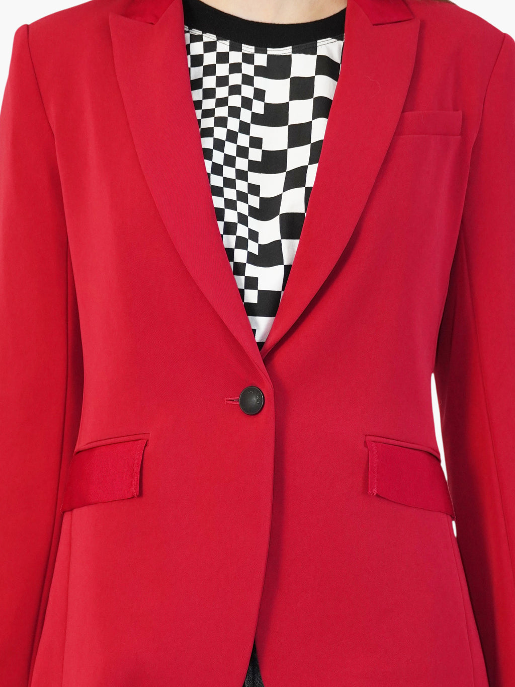 Wool Single-Button Blazer