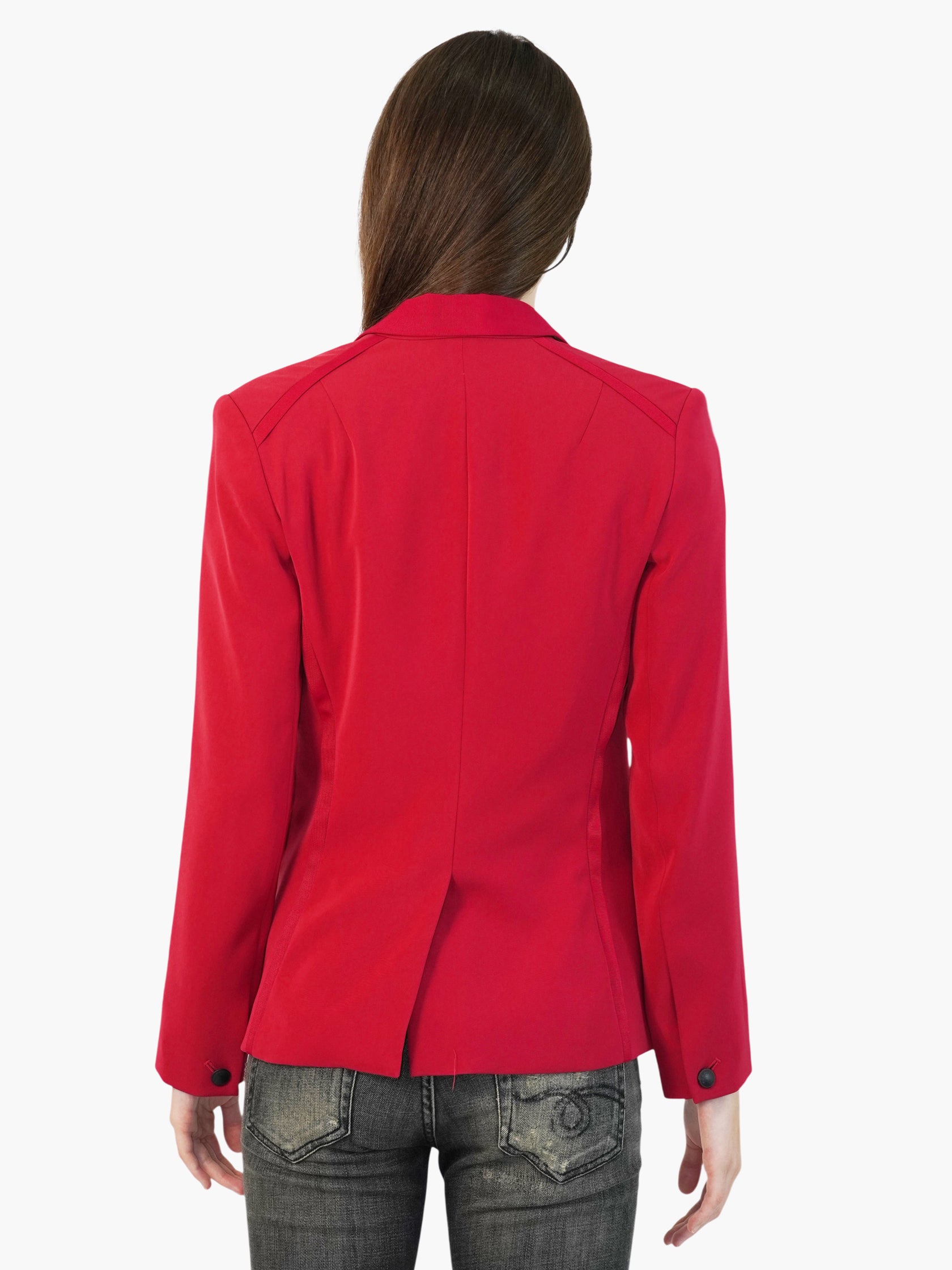 Wool Single-Button Blazer