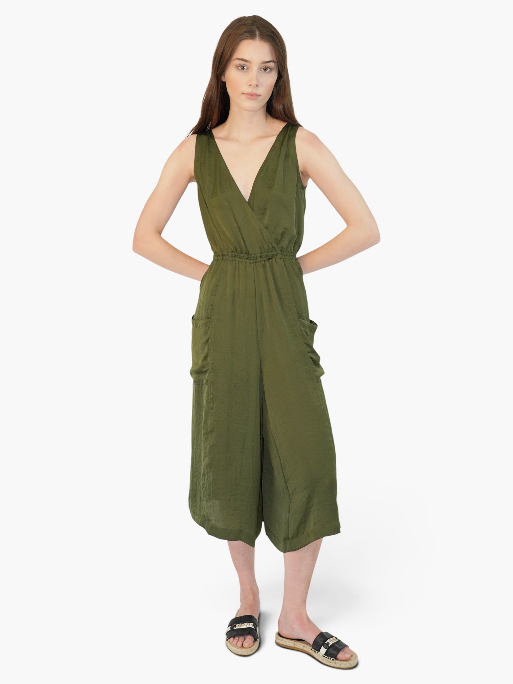 V-Neck Jumpsuit