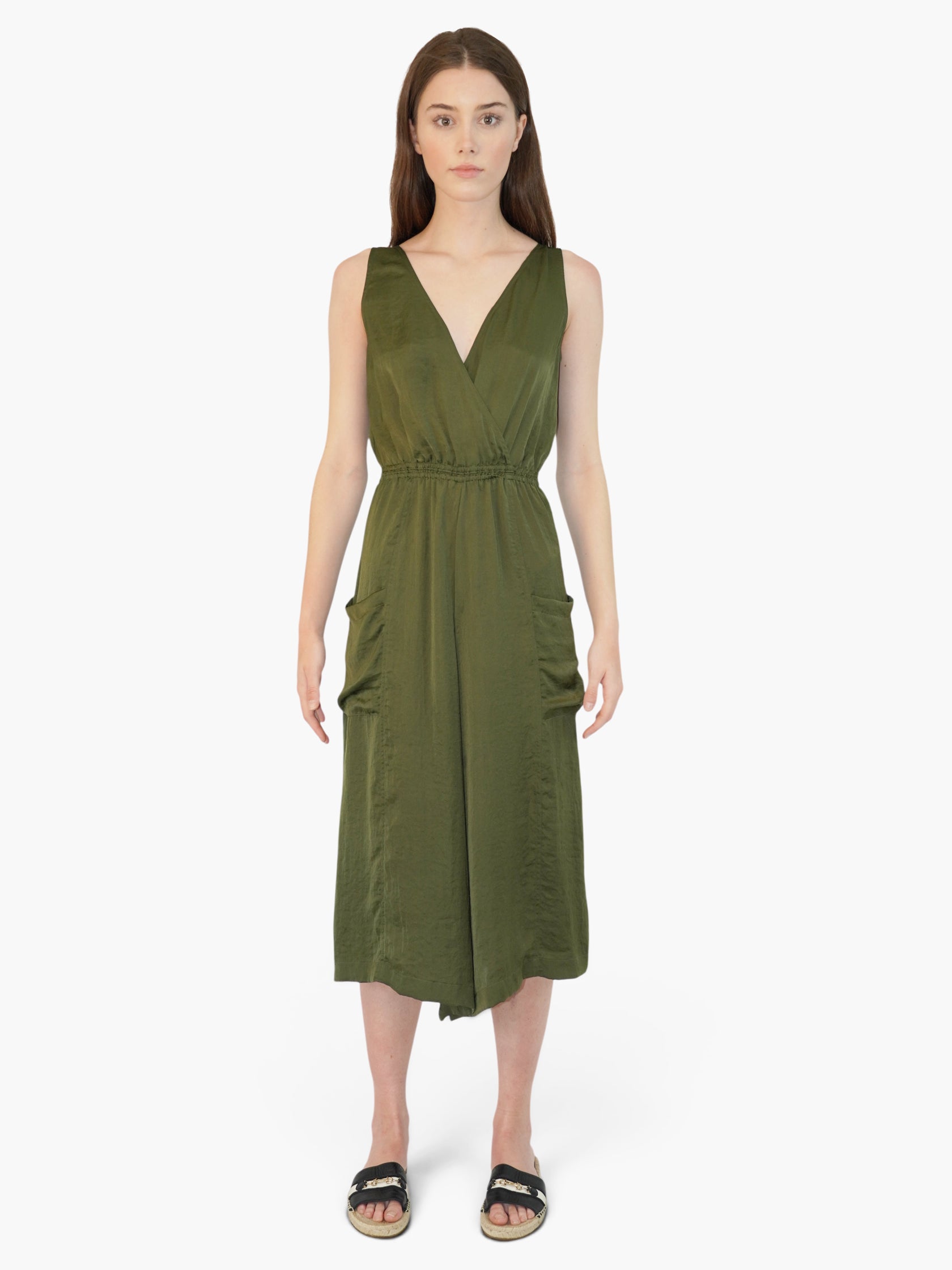 V-Neck Jumpsuit