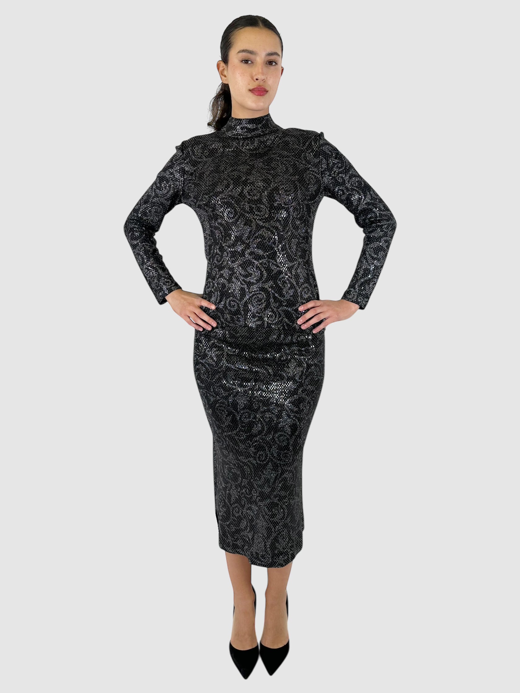 Shimmery Lace Pattern 2-Piece Set - Size 4