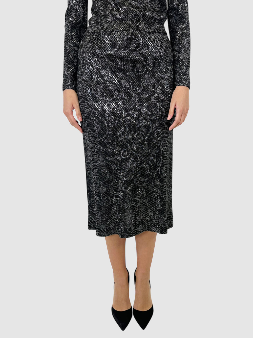 Shimmery Lace Pattern 2-Piece Set - Size 4