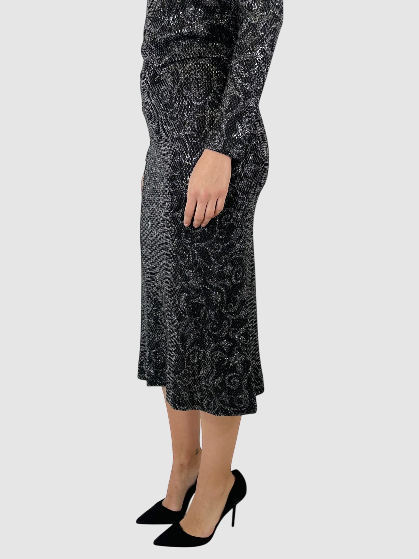 Shimmery Lace Pattern 2-Piece Set - Size 4