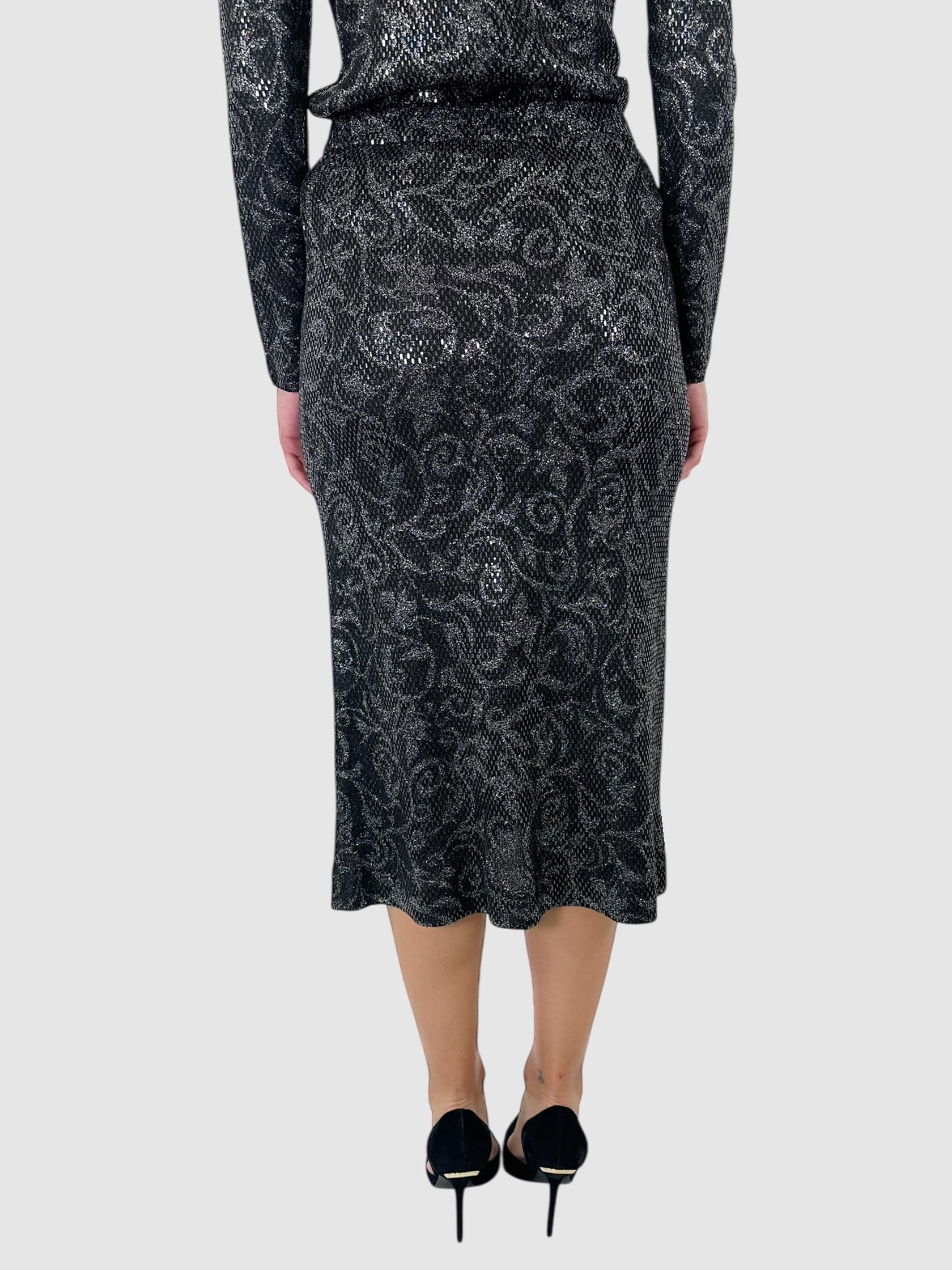 Shimmery Lace Pattern 2-Piece Set - Size 4