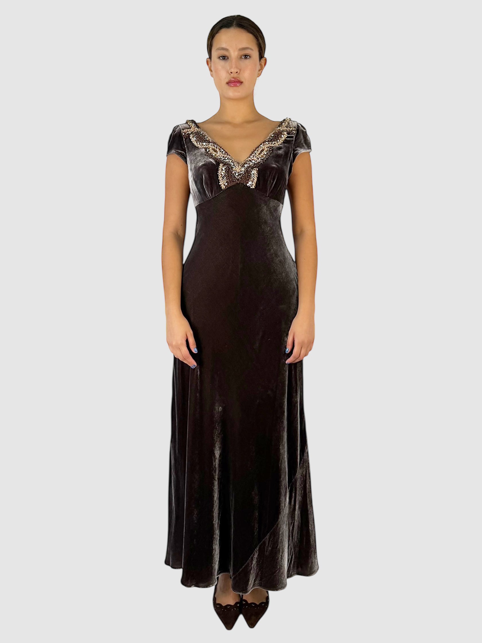 Embellished Maxi Dress