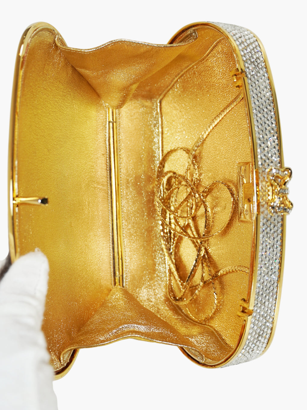 Crystal-Embellished Clutch