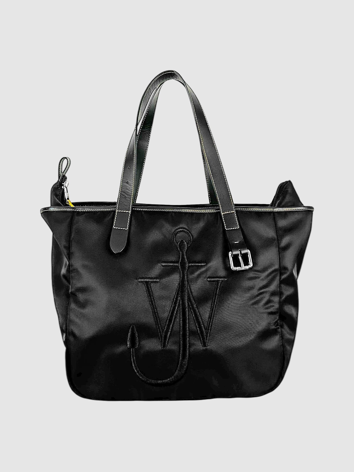 Belt Strap Contrast Stitch Tote