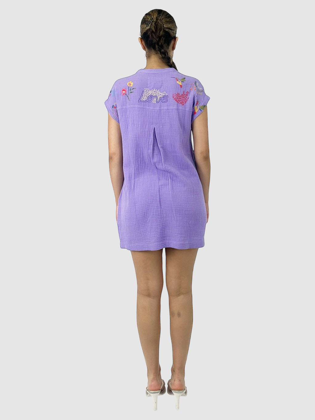 Embroidered Graphic Tunic