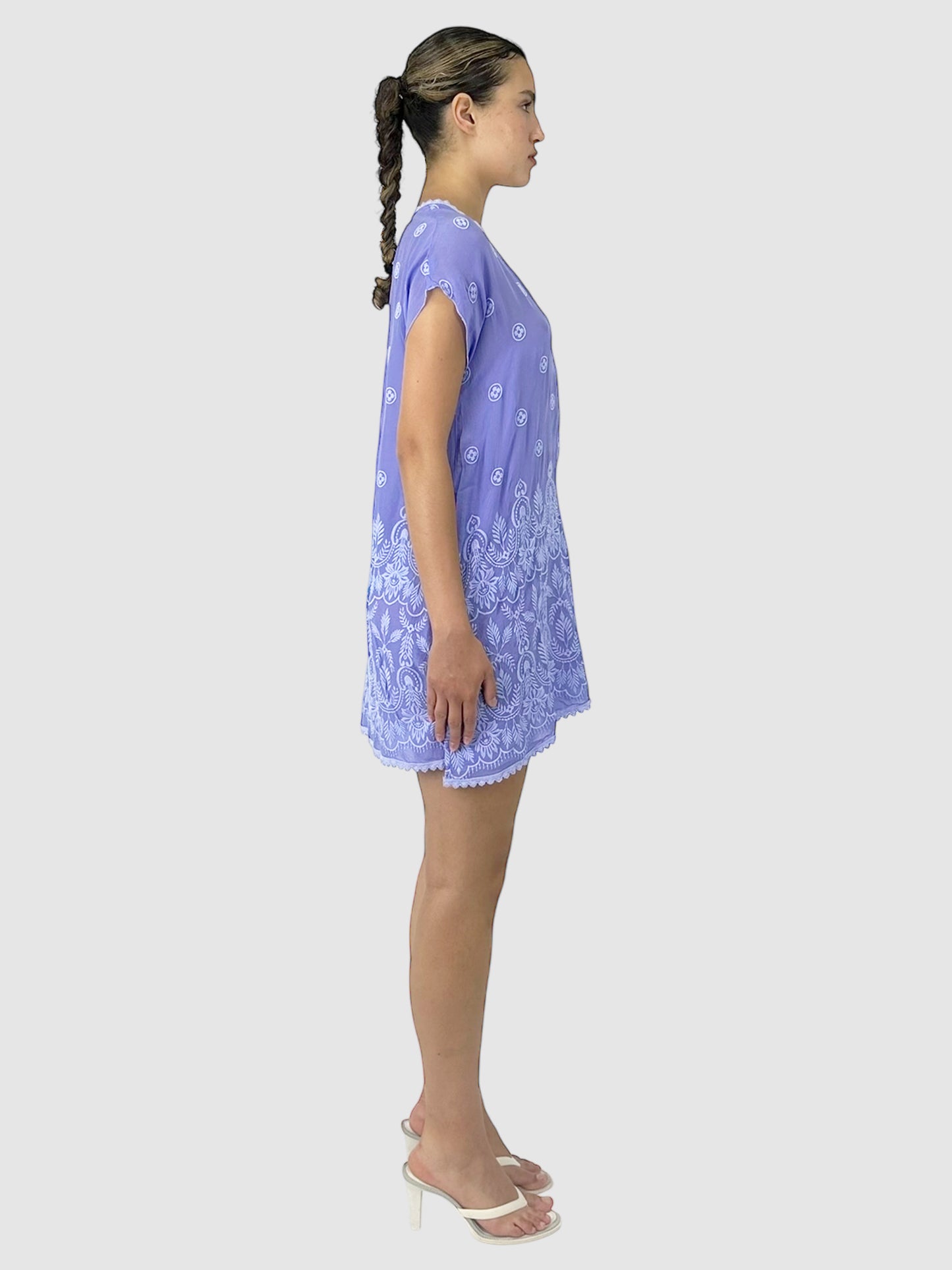 Embroidered Flower Tunic